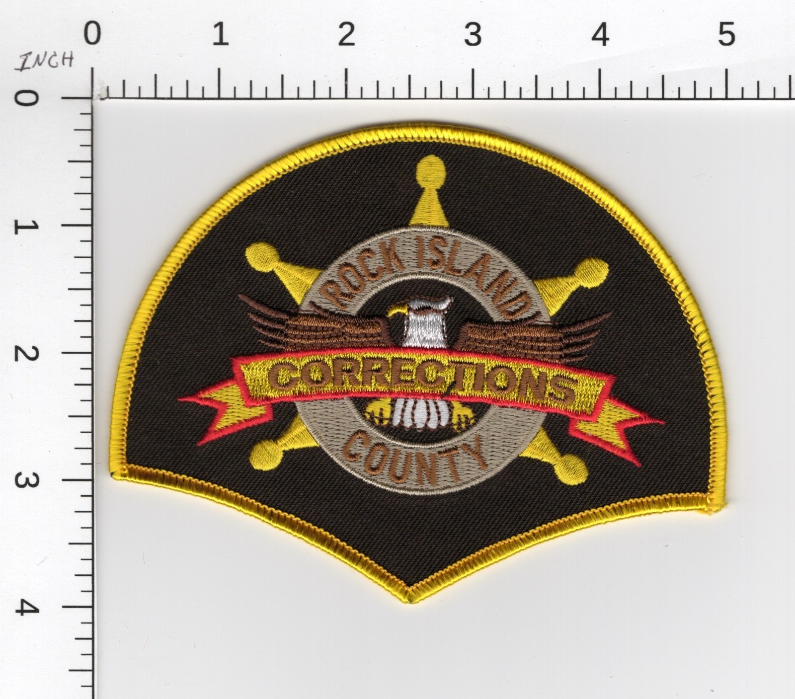 CORRECTIONS ^^^ DOC ROCK ISLAND COUNTY ILLINOIS COLLECTIBLE POLICE SHERIFF PATCH