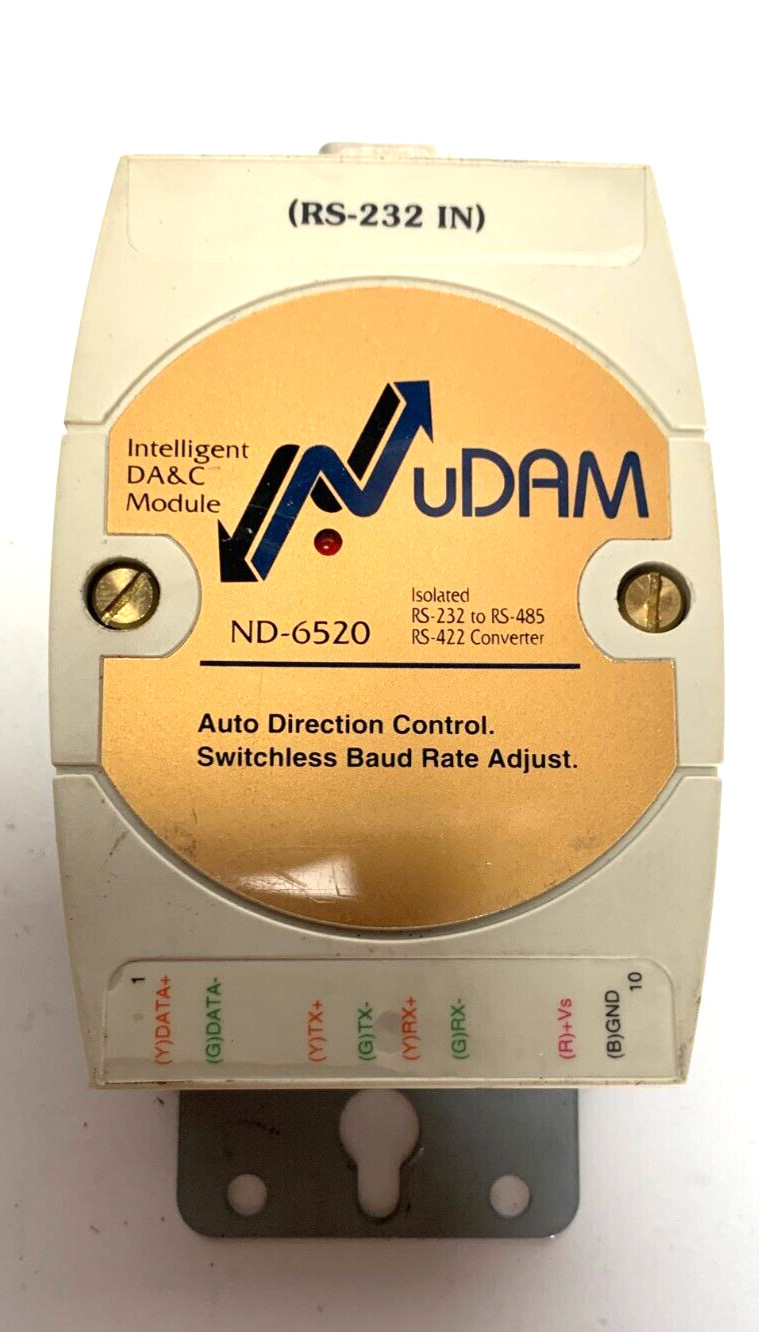 NuDAM ND-6520 RS-232 to RS-485 / RS-422 Converter -- DA&C Module
