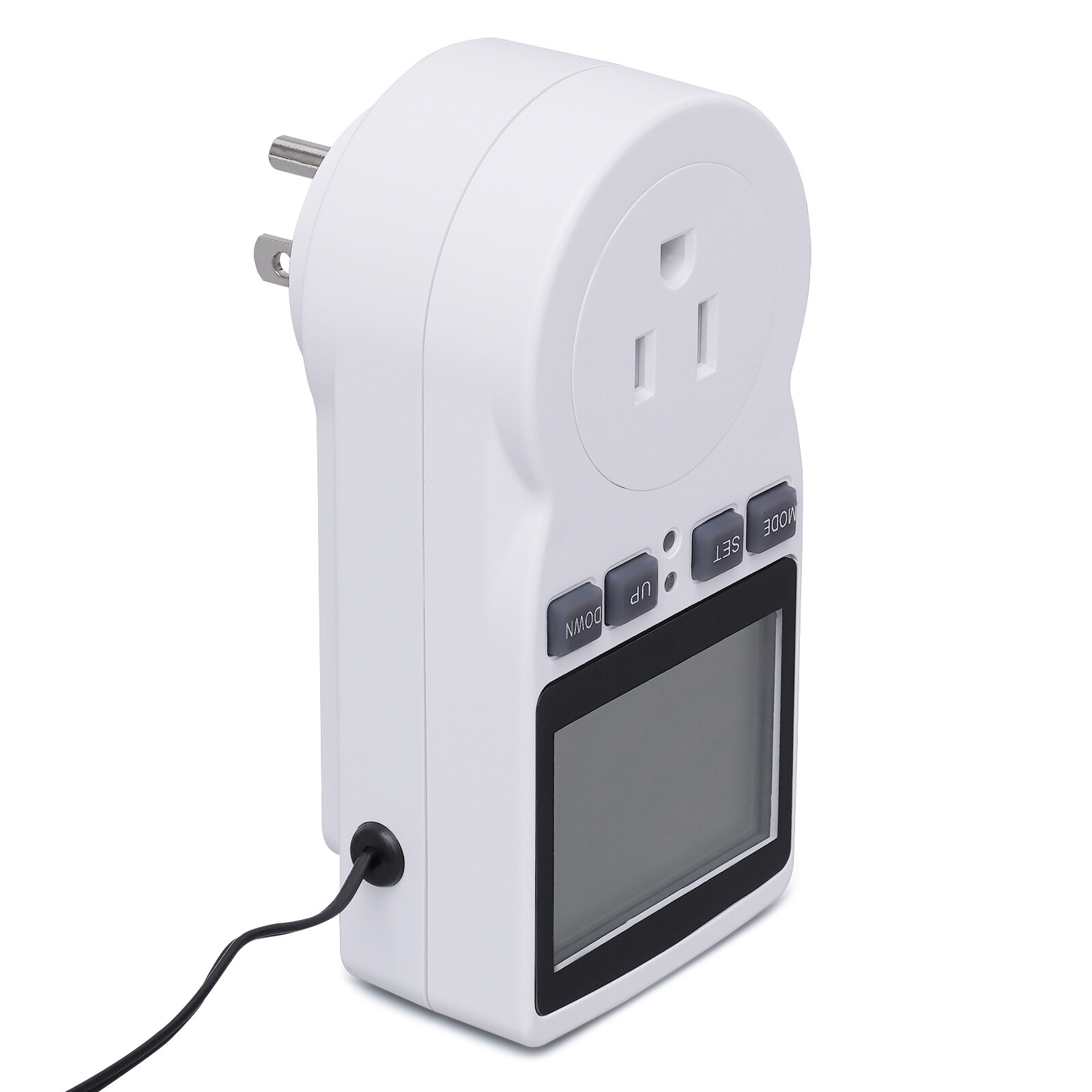 15A Digital Thermostat Outlet Plug Temperature Controller Heating Cooling 1800W