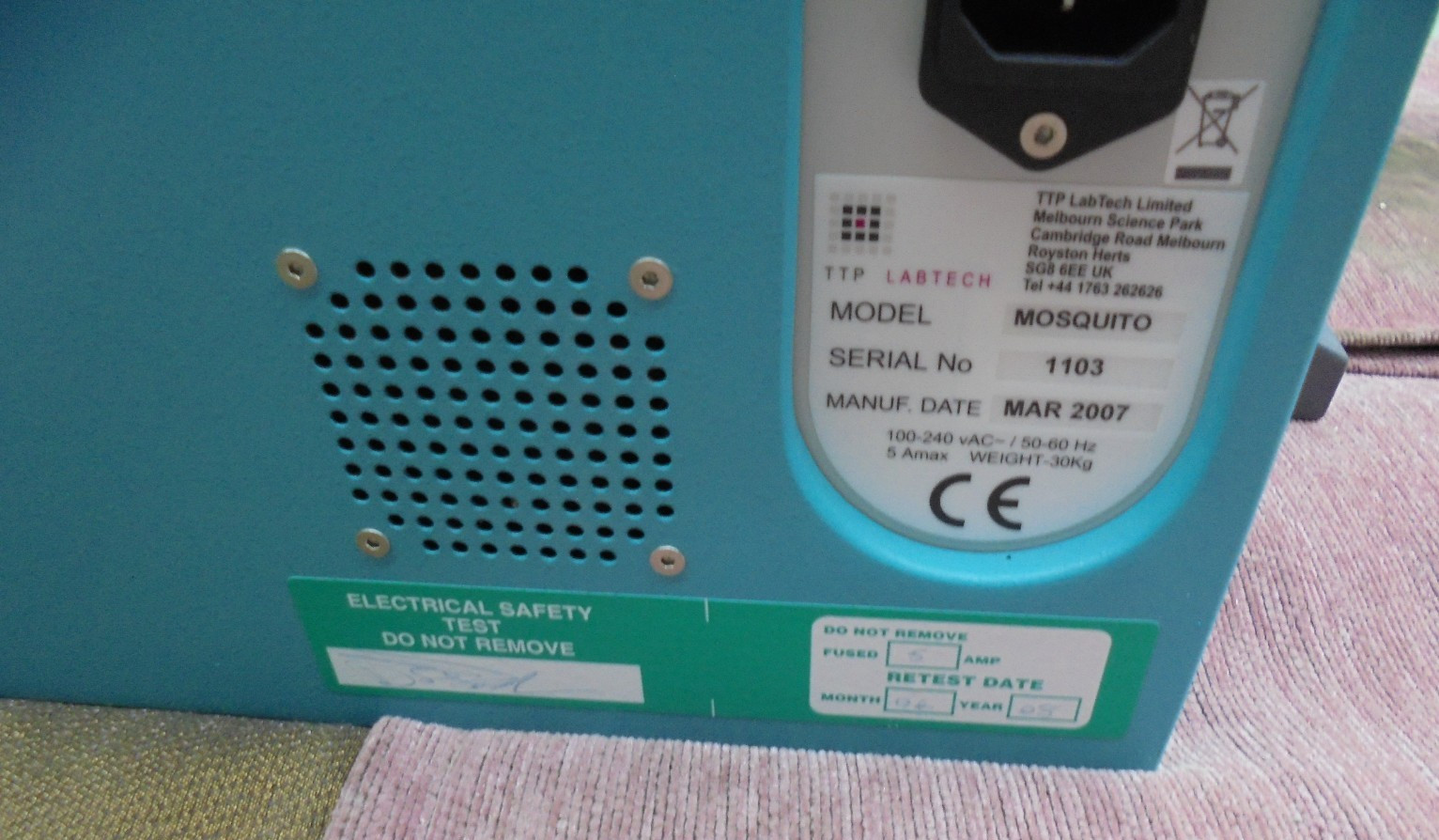 TTP Labtech Model Mosquito Liquid Handler Unit #2