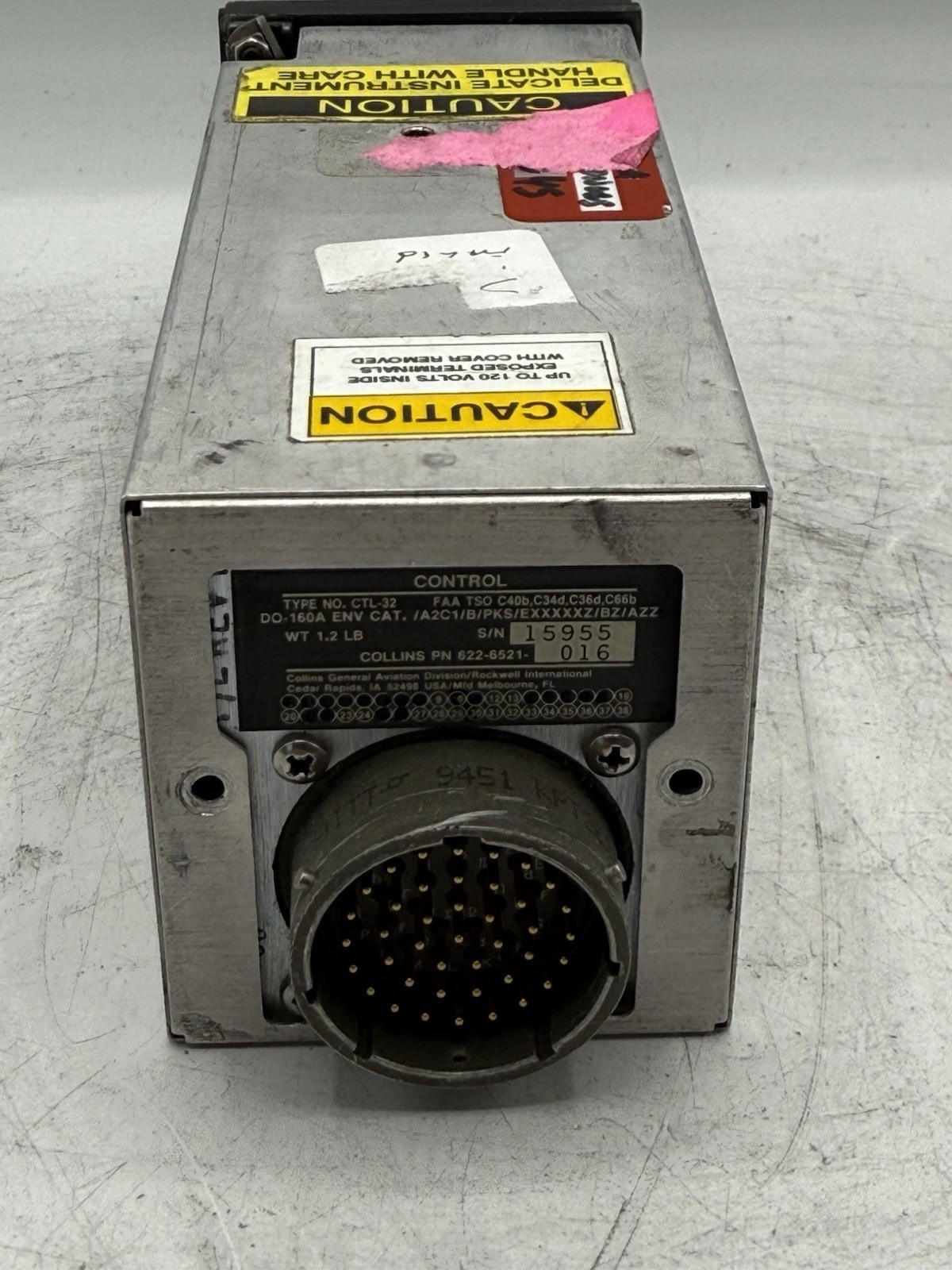 Collins NAV Controller CTL32 622-6521-016 READ