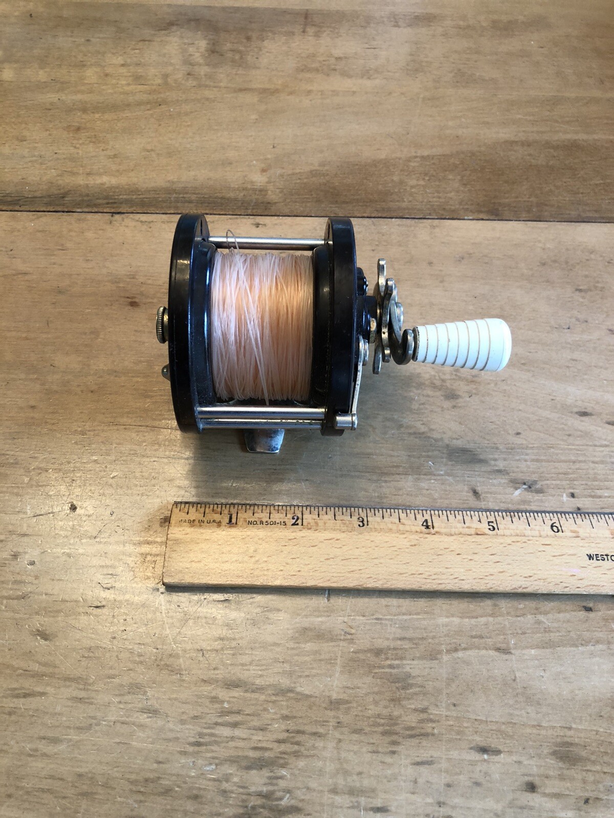PENN No.85 Salt Water VTG Bait Casting (30-85) Fishing Reel USA - WORKS