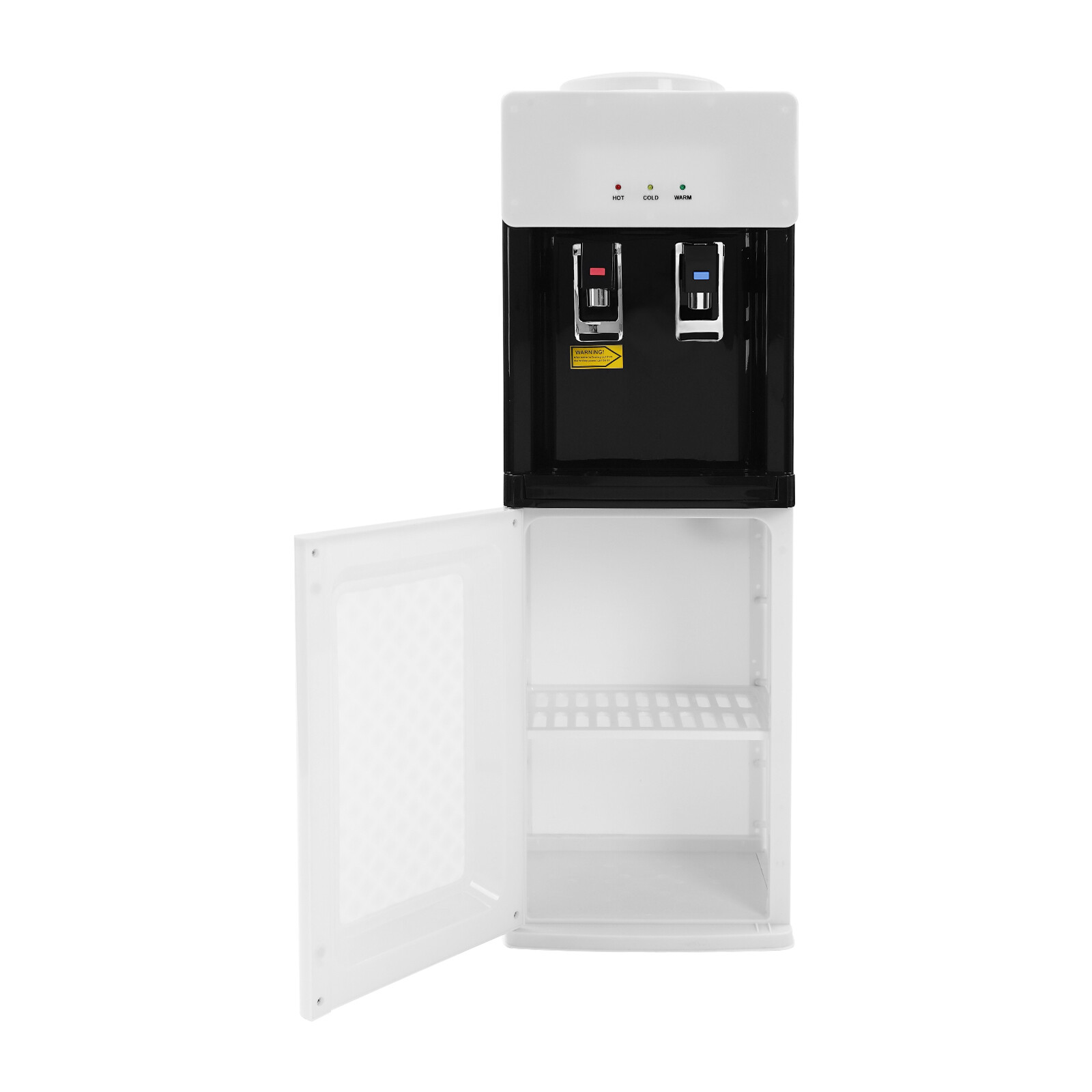 Hot and Cold Water Dispenser Standing 53.6℉ & 185-203℉ Top Loading Heater Cooler