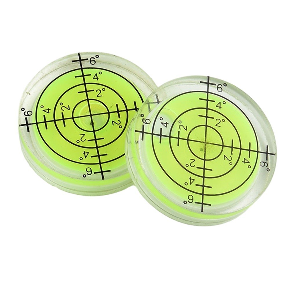 2 Pcs Wear Resistant Degree Mark Bubble Level 32 * 7mm Precision Bubble Level