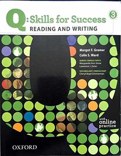 Q: Skills for Success- Reading & - Paperback, by Ward Colin S.; - Very Good