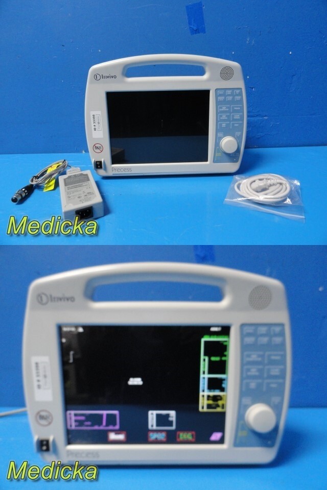 2014 Philips Invivo 3160 DCU Precess 865485 MRI Patient Monitor W/ Adapter~33398