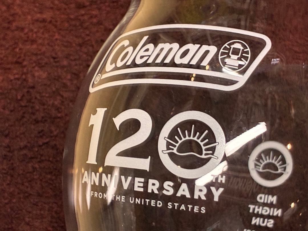 COLEMAN 120th Anniversary Lantern Globe Glass