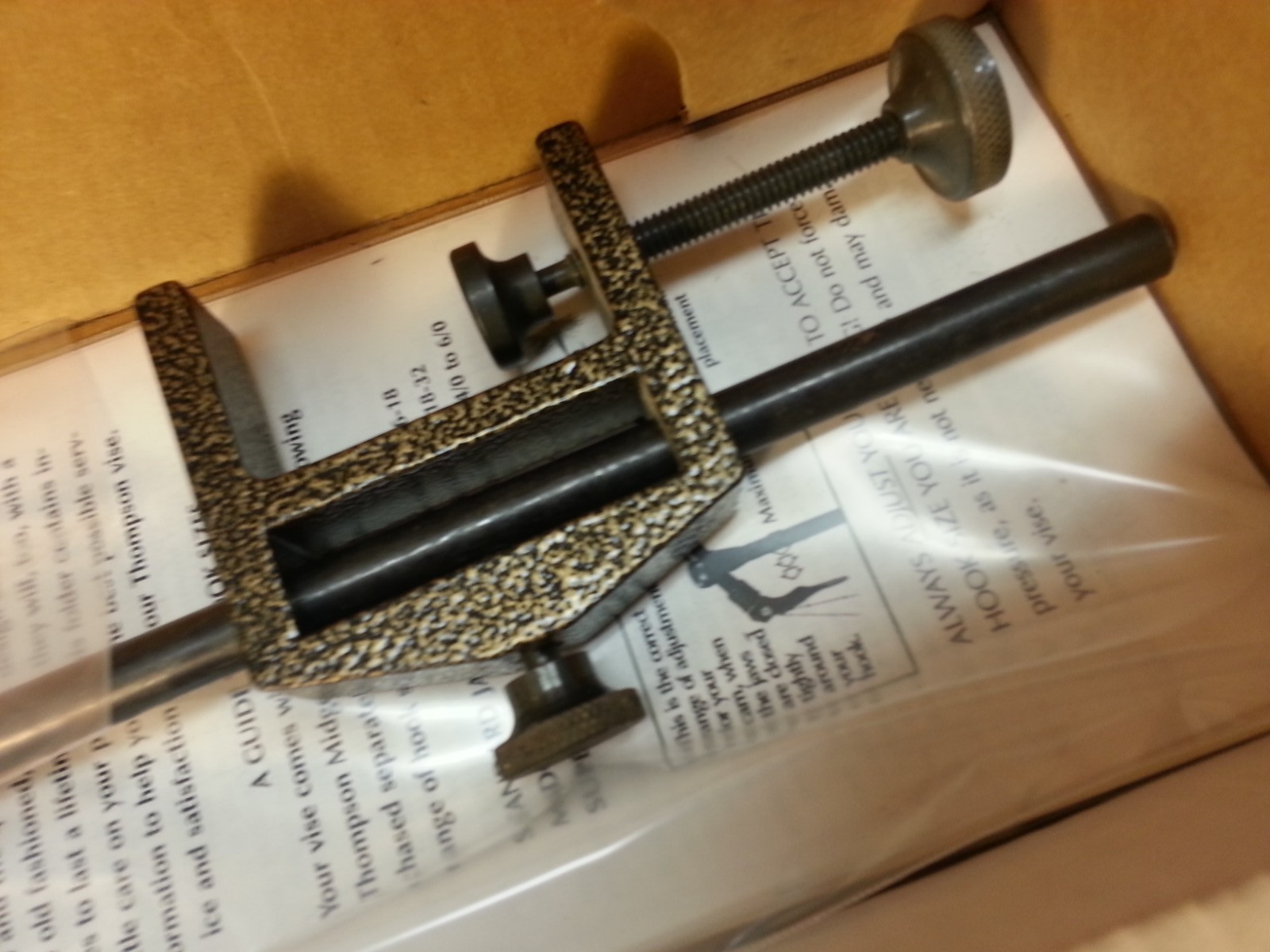 D.H. Thompson "A" Type Fly Tying Vise Kit