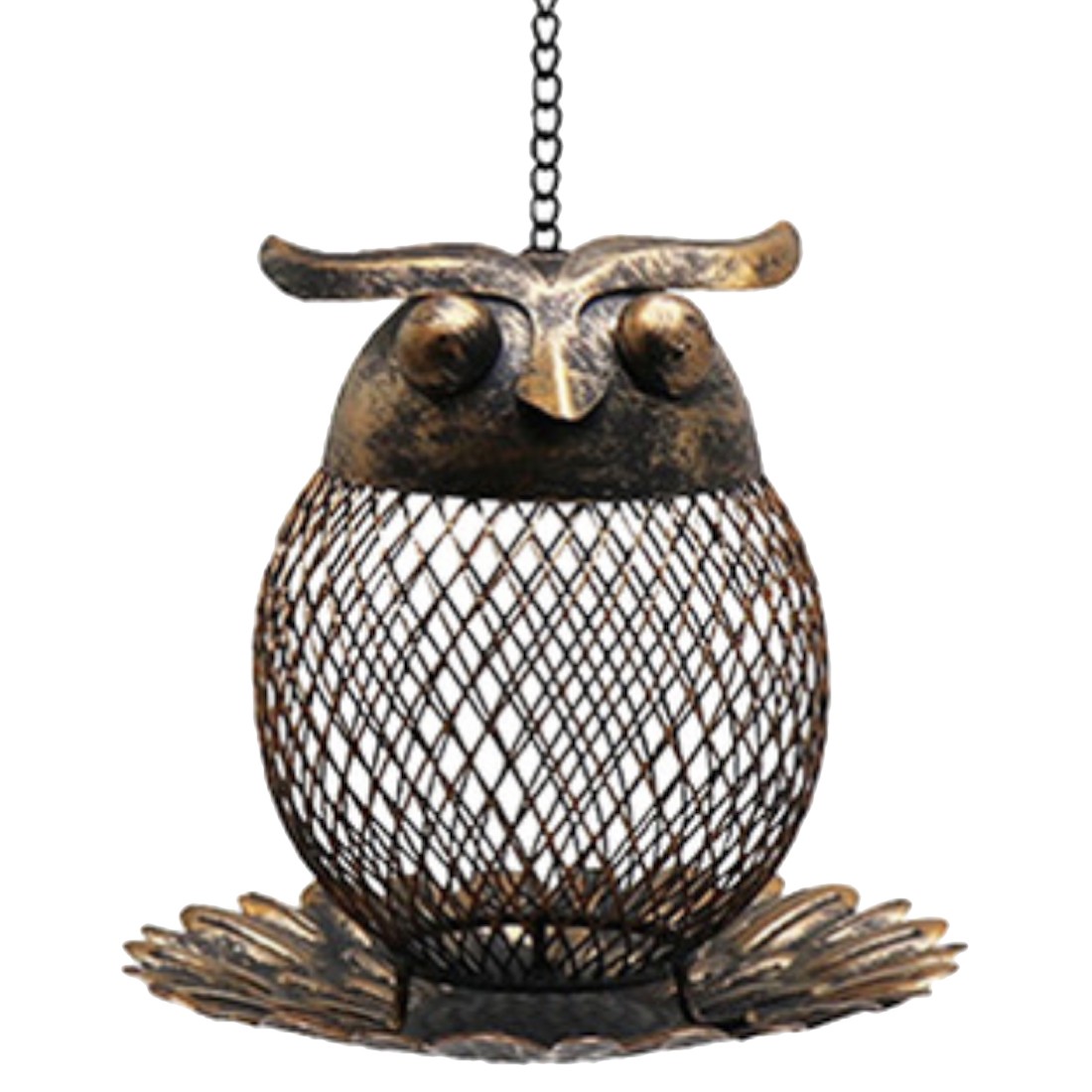 Drip Depot Metal Owl Bird Feeder