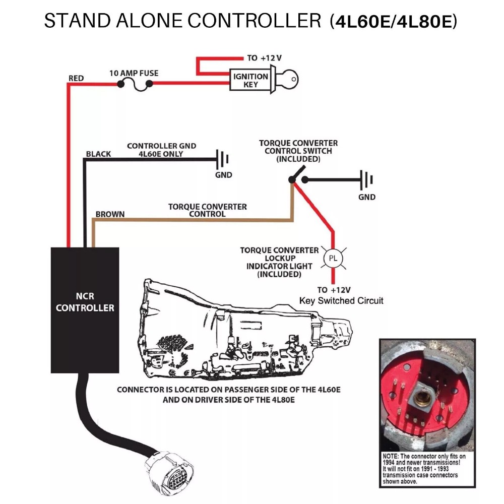 FOR 4L60E stand alone controller full manual shift automatic NCR60E√