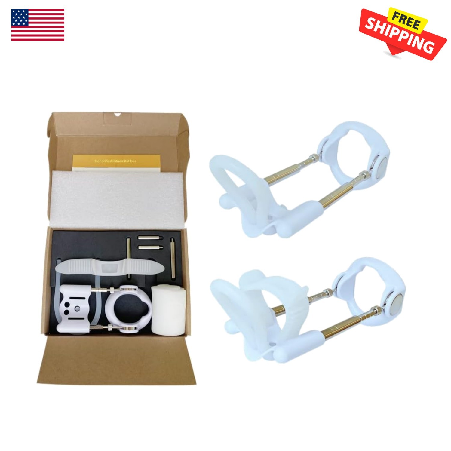 Penile Traction Device Penile Enlargement Stretcher Exercise Kit Male Enhance...