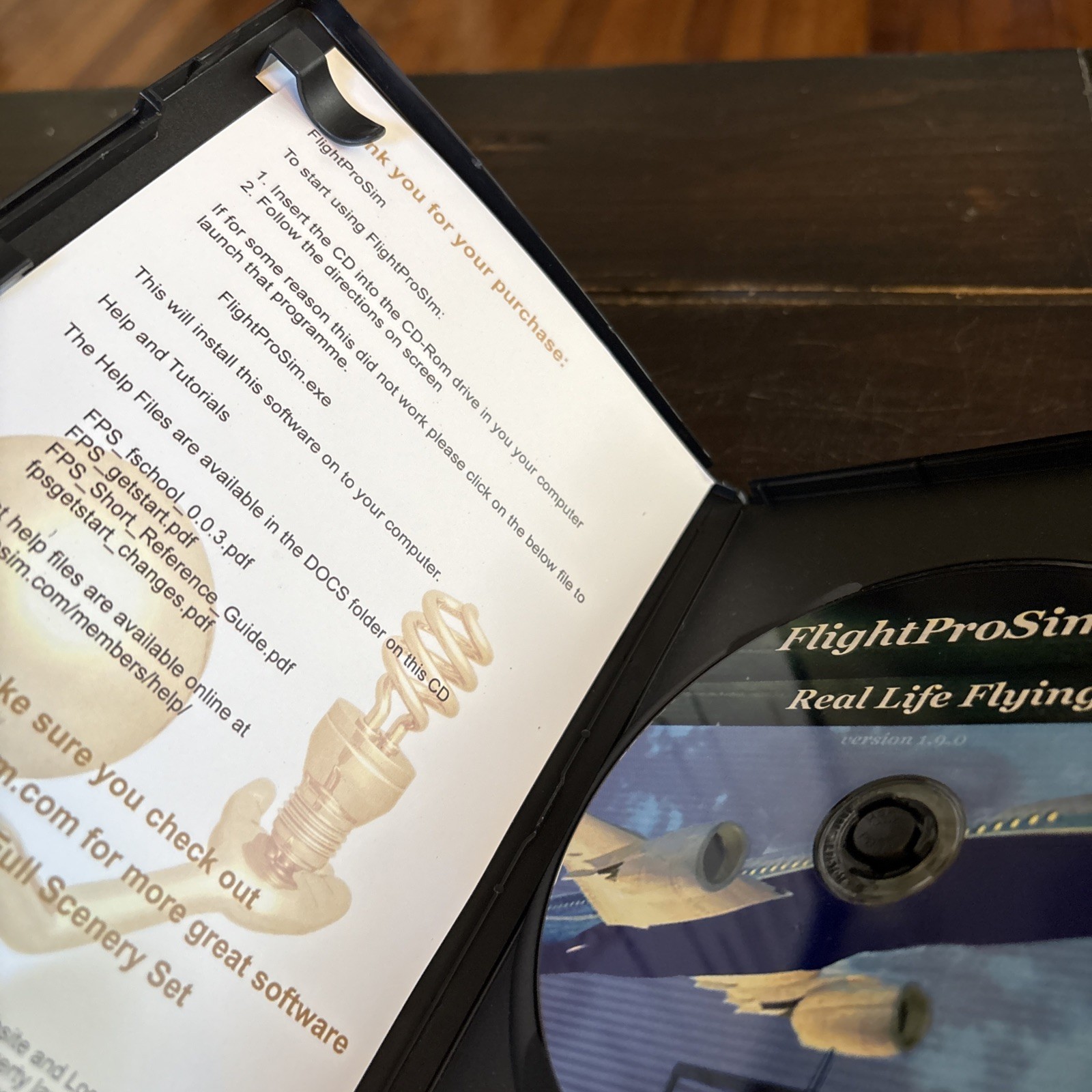 FlightProSim Real Life Flying Version 1.9.0 (PC, WIN, CD-ROM)