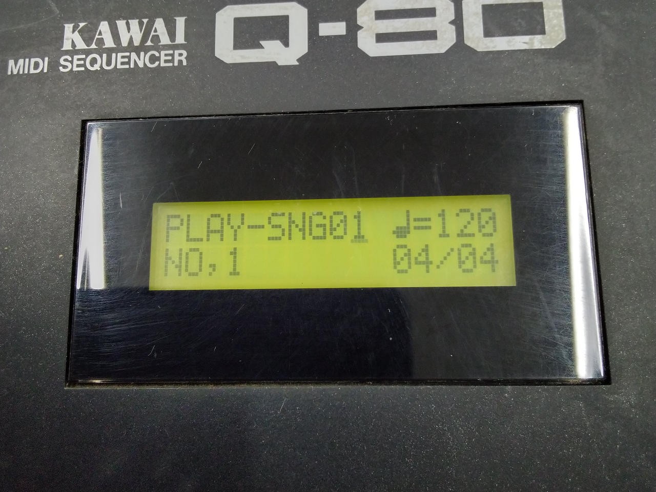 Junk KAWAI Q-80 Digital Midi Sequencer Floppy Sequencer Emulator Drive