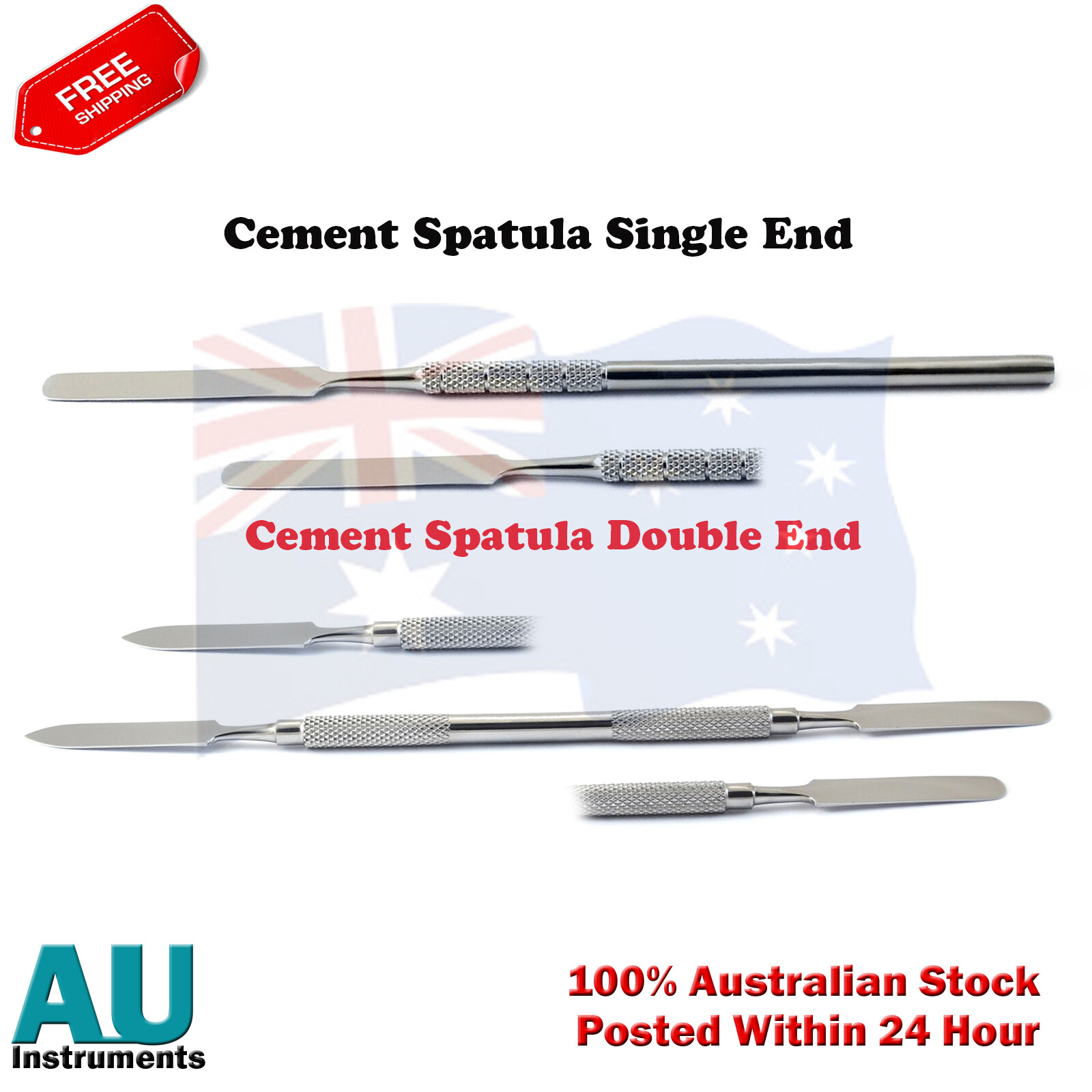 Dental Lab Technician Instruments Wax & Modelling Carvers Cement Mixing Spatulas