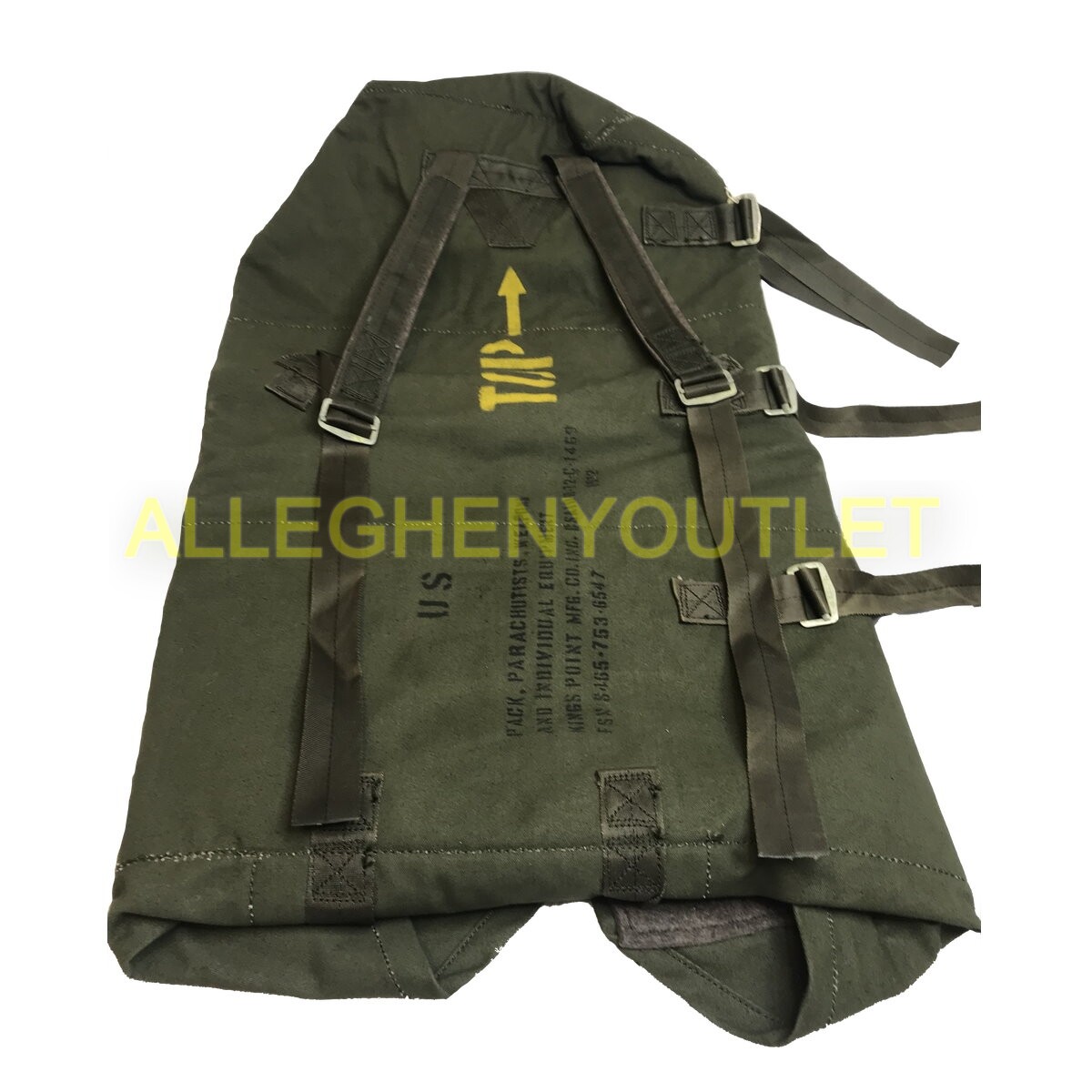 US Military 1968 Vietnam Era Parachutists Individual Equipment Pack OD Green NEW