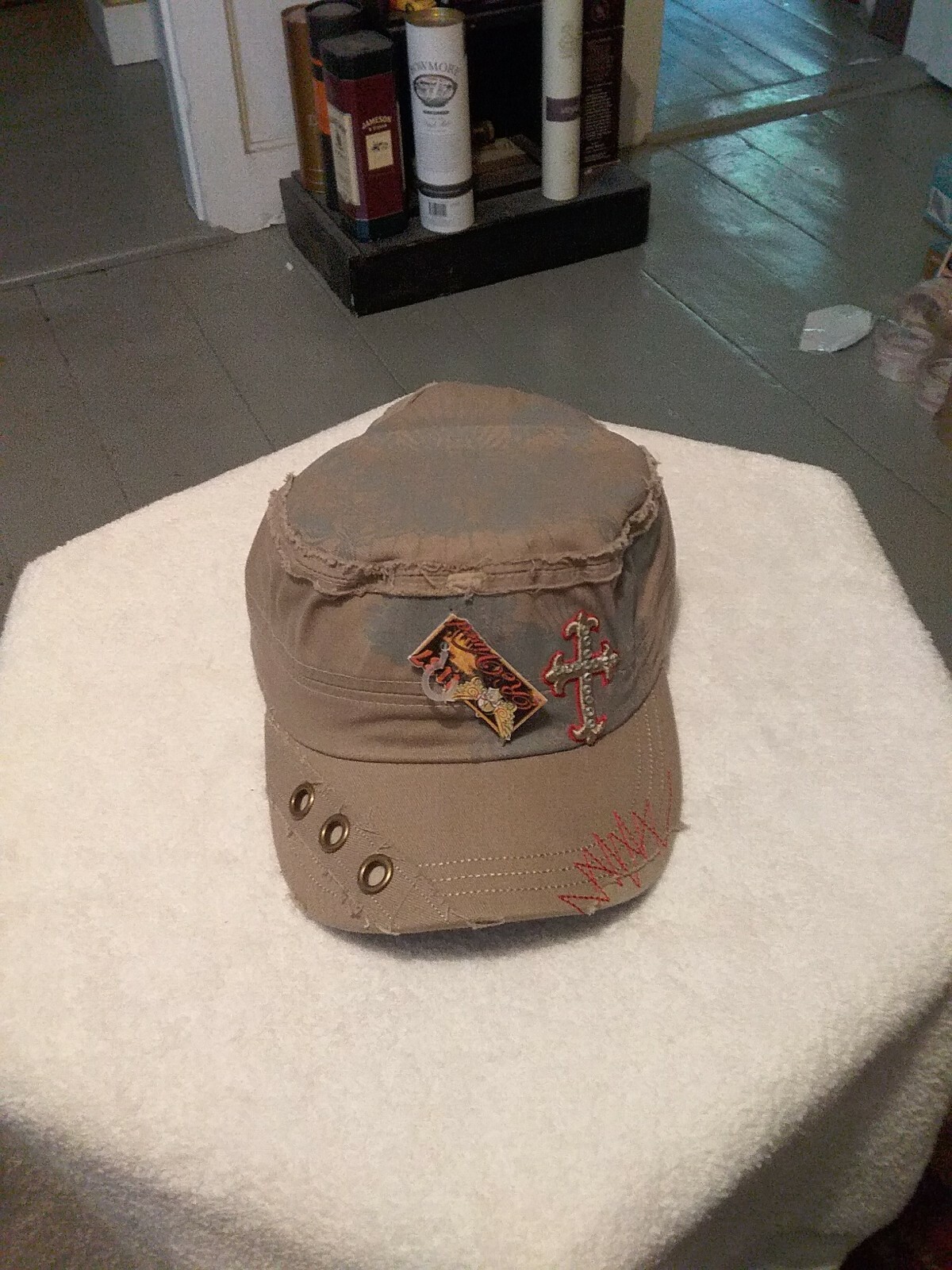 A Brand New Distressed  One  Size Fits All Hat