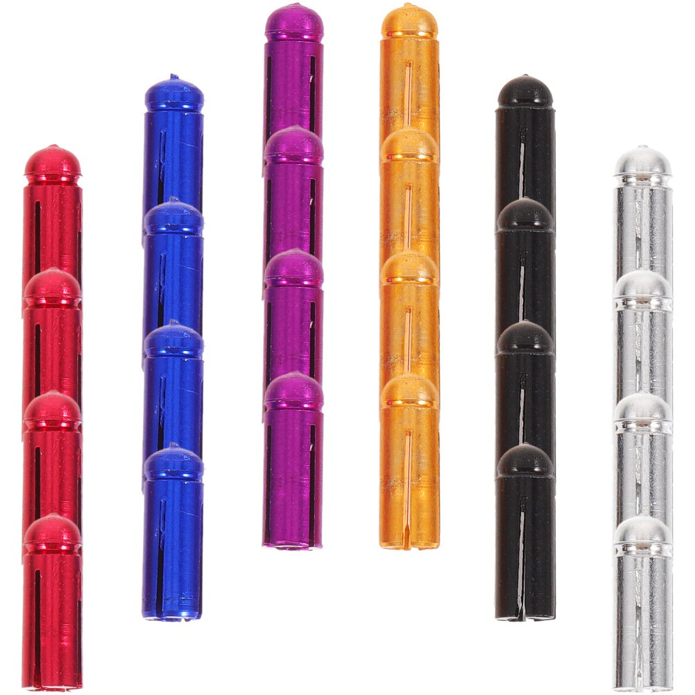24 Pcs Portable Protectors Flight Wing Savers Aluminum Flights Sleeves