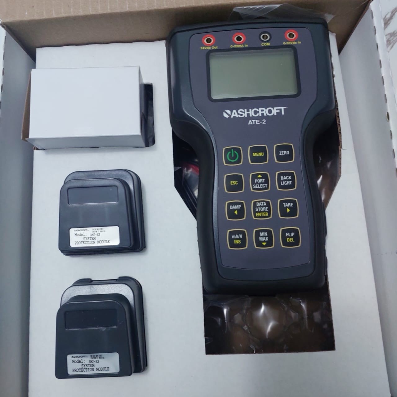ASHCROFT ATE-2 HANDHELD PRESSURE CALIBRATOR With System Protection Modules