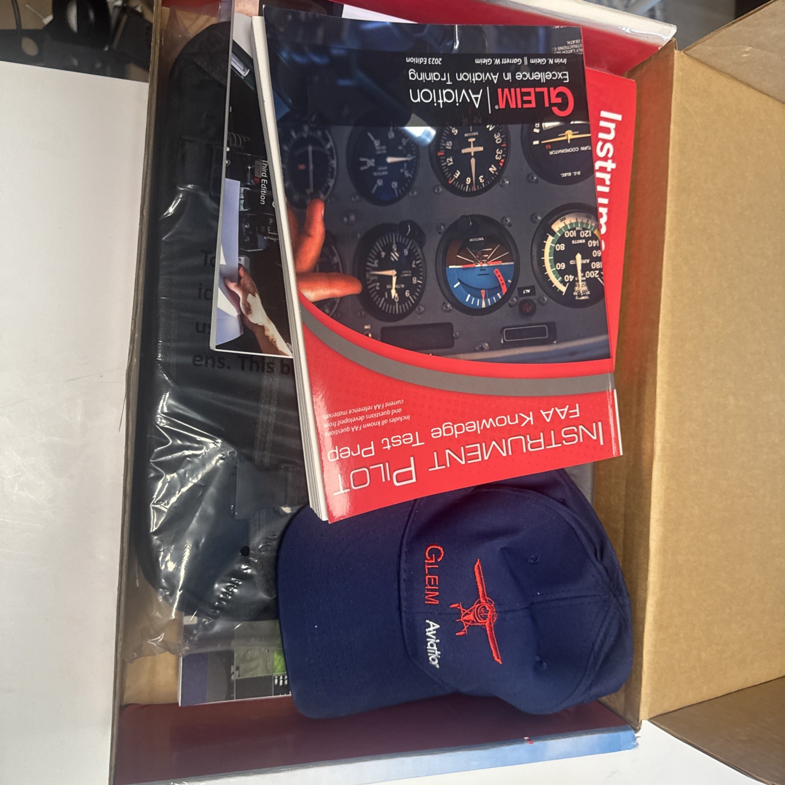 Gleim Aviation Private Pilot Training Kit books and materials 2023 Edition Bag