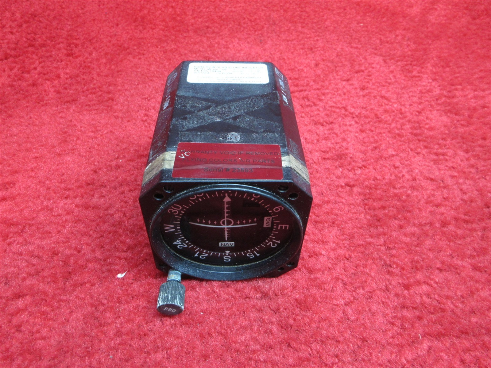 Mid Continent Co MD200-306 VOR/LOC Glideslope Indicator 14-28V