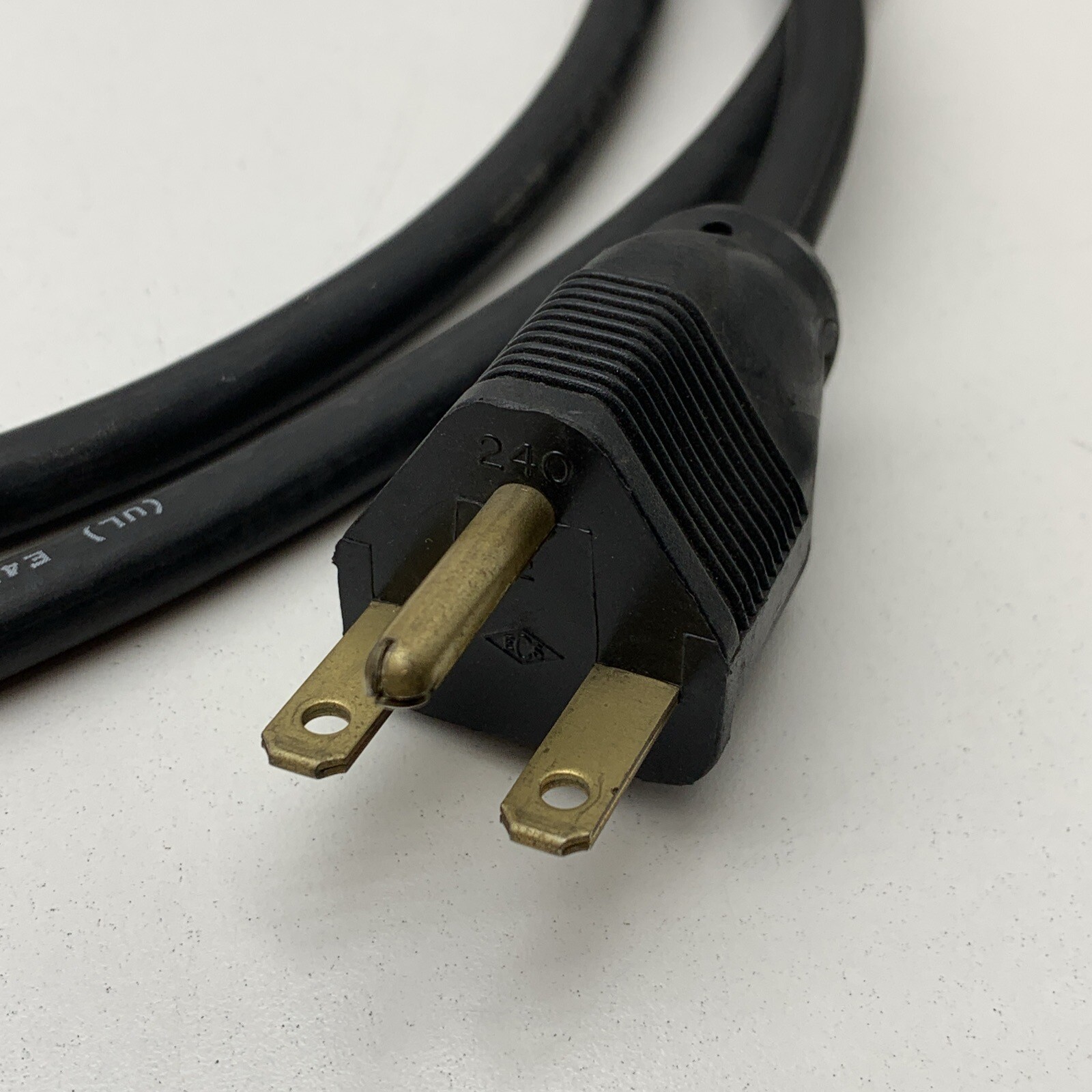 (10pcs) Power Cord Loose/Hard Wire 18AWG HSJO Cable, 6-15P Horizontal Blade Plug