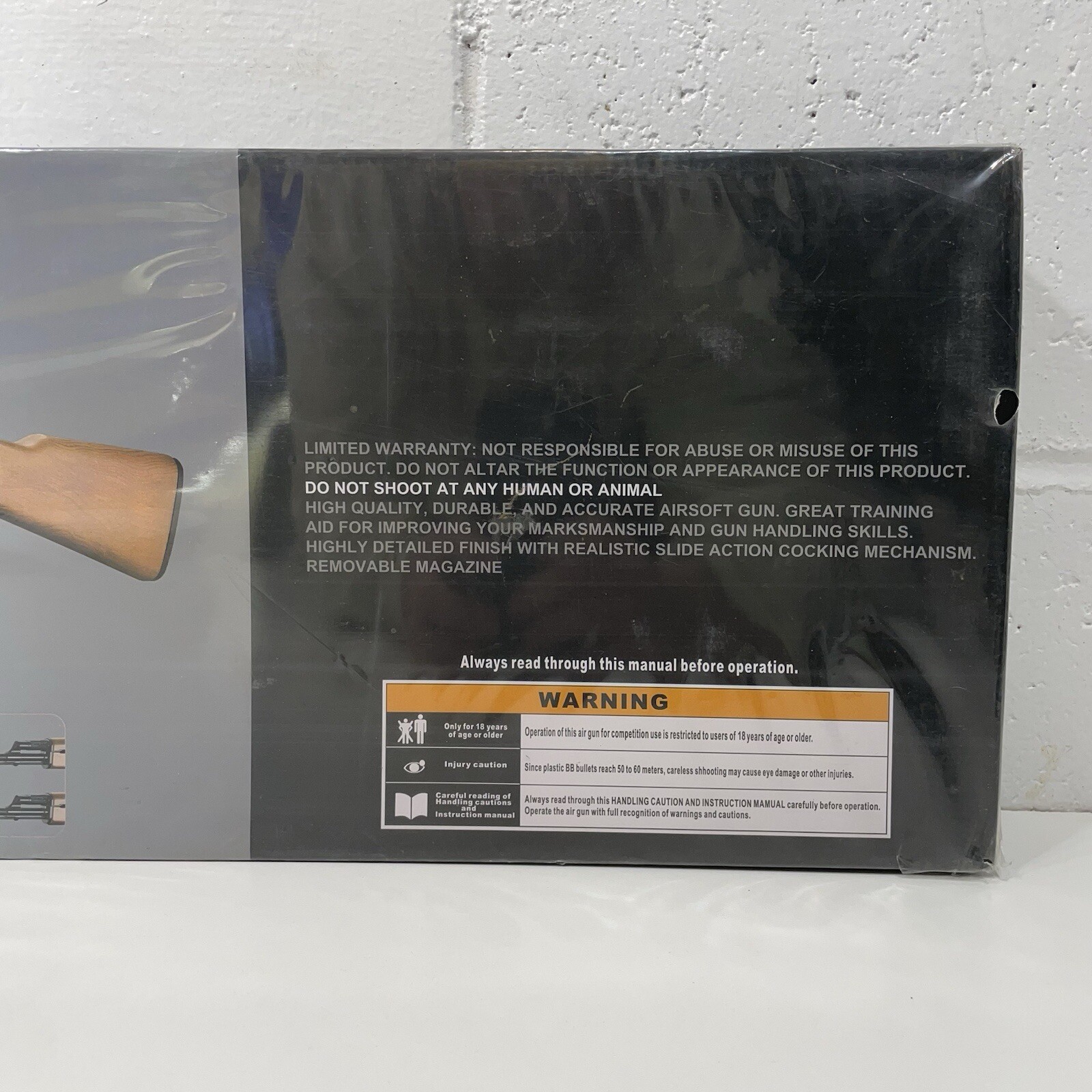Airsoft Electric Spring Gun Automatic Single Shot 1:1 Scale Sealed BB Tac