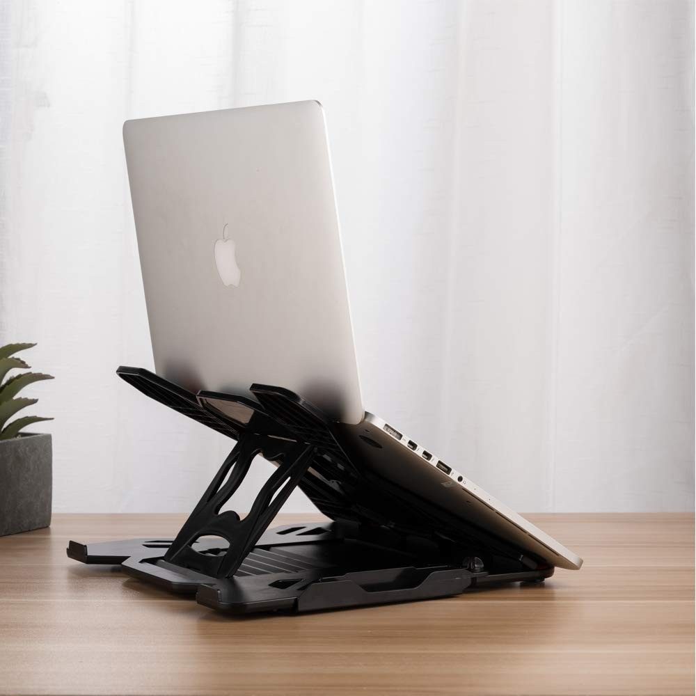 Adjustable Laptop Stand Foldable 360 Rotation Ventilated for 10-17in Laptops