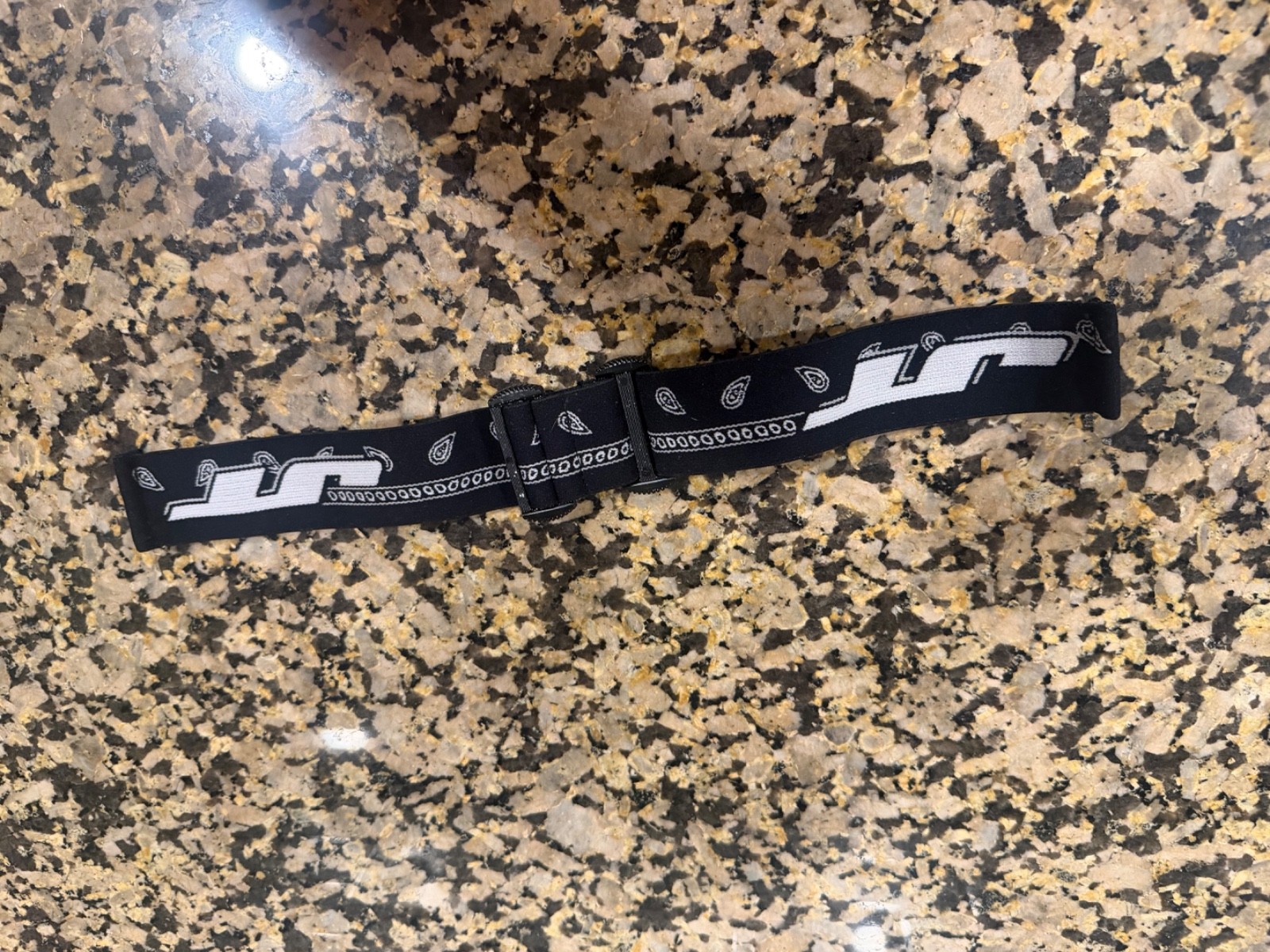JT ProFlex X/ProFlex Authentic Woven Goggle Strap - Bandana Black