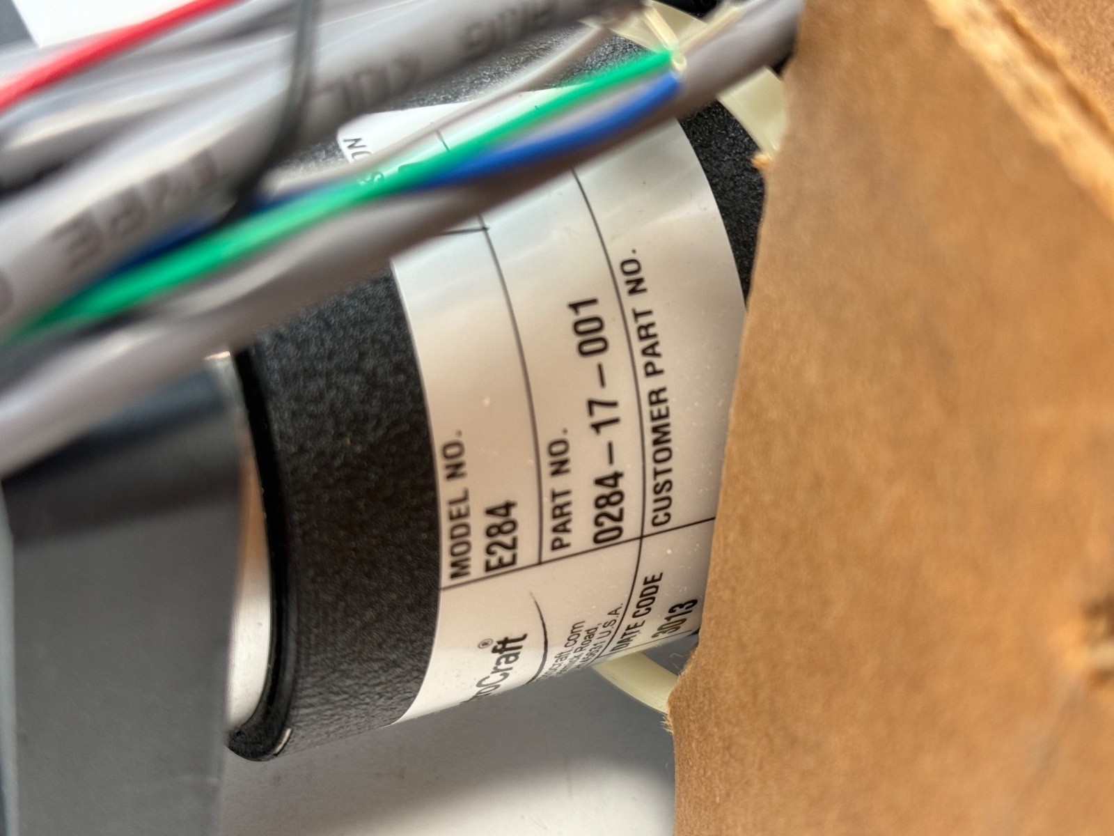 Electrocraft 0284-17-001 Servo Motor E284 028417001