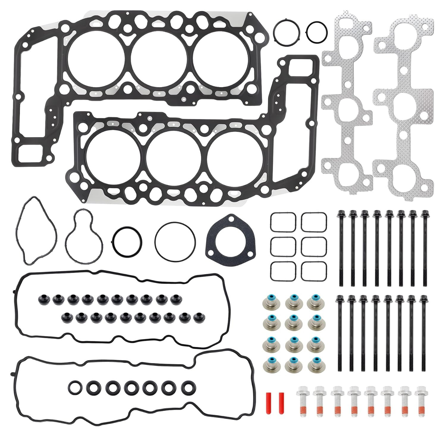 Head Gasket Set w Bolts for Dodge Dakota Jeep Grand Cherokee Ram V6 3.7L