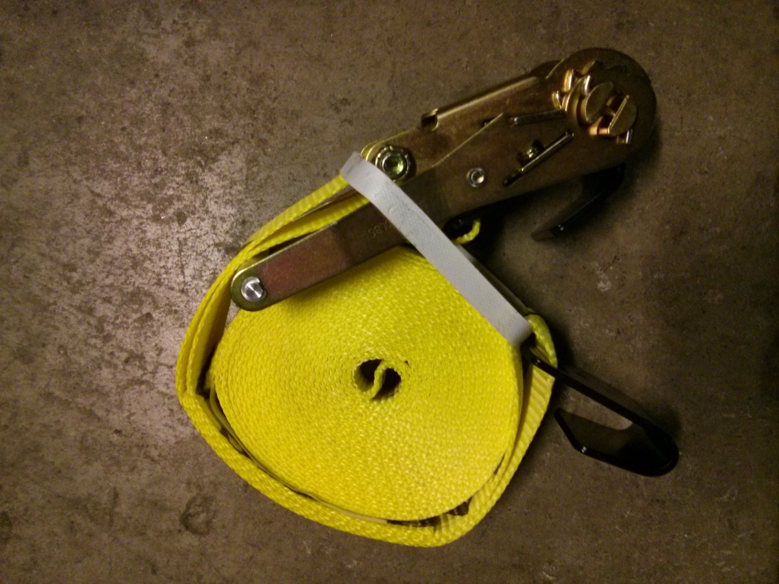 2" X 27' TRUCK TIE-DOWN RATCHET STRAP WITH FLAT HOOK