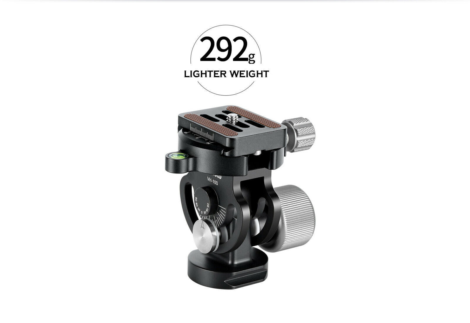 Leofoto MP-326C+VH-10S CF Monopod with VH-10S Two Way Tilt Head