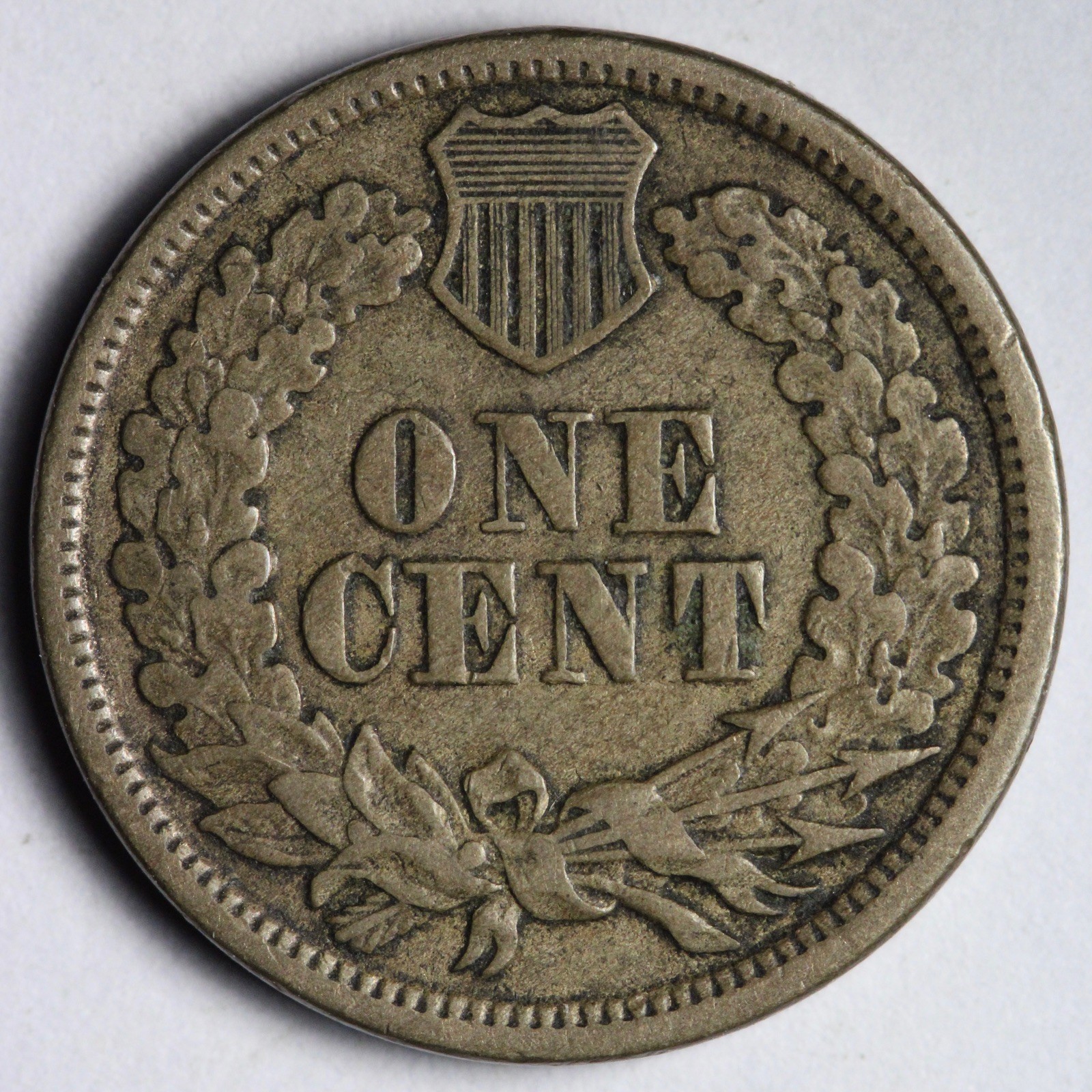 1860 Indian Head Cent Penny XF E160 VOWED
