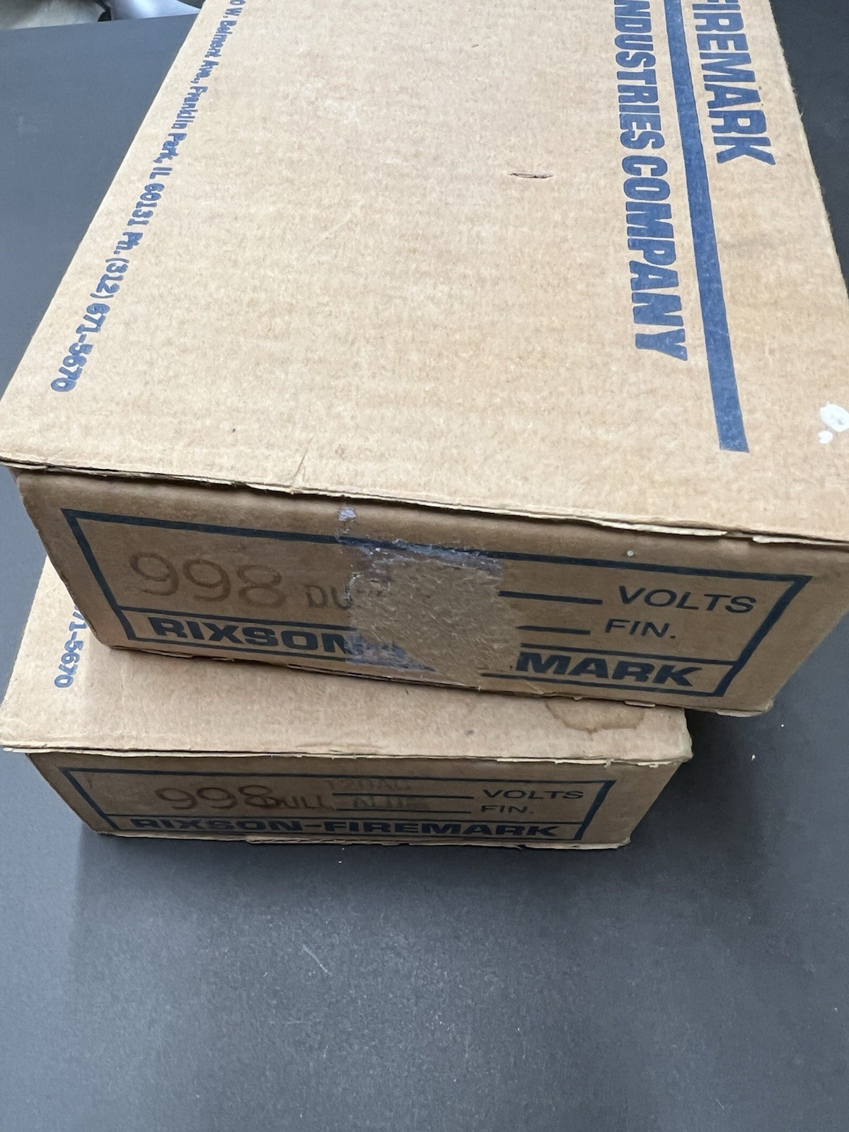 Rixson-Firemark #998  Aluminum Fire Alarm Door Holder NEW.  Set Of 2