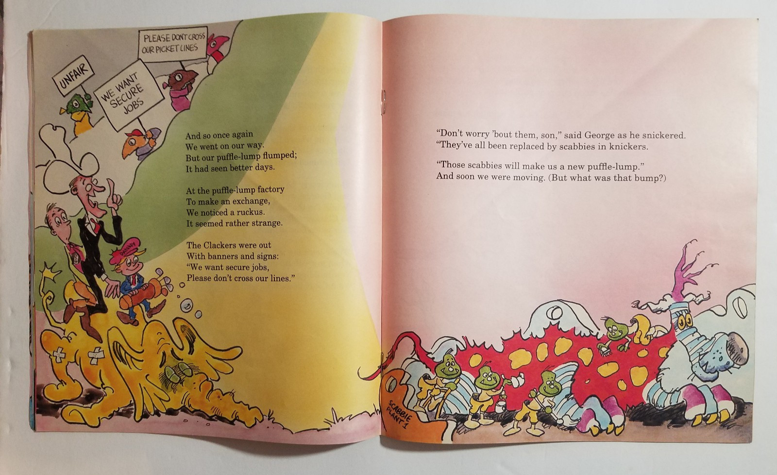 The Outrageous Adventures of George & Dan, Bush Quayle Dr Seuss Like Booklet