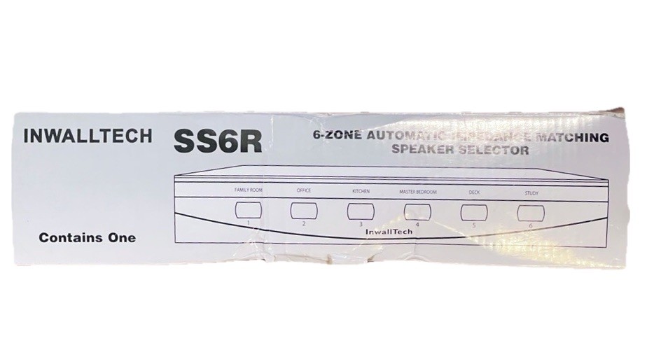 Inwalltech SS6R - Impedance Matching 6 Pair Speaker Selector
