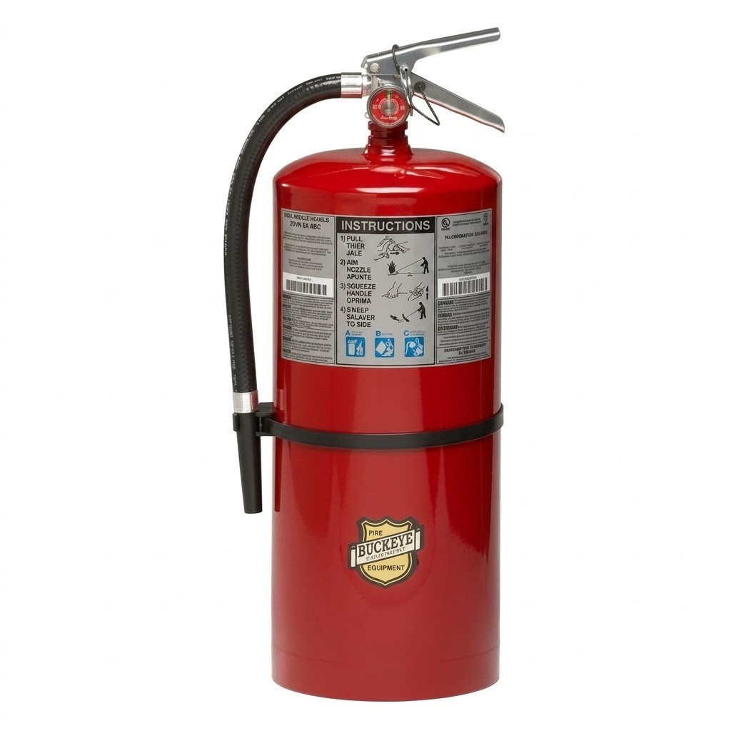 Buckeye 12120 ABC Dry Chemical Fire Extinguisher 20 lb with Wall Hook – 2023