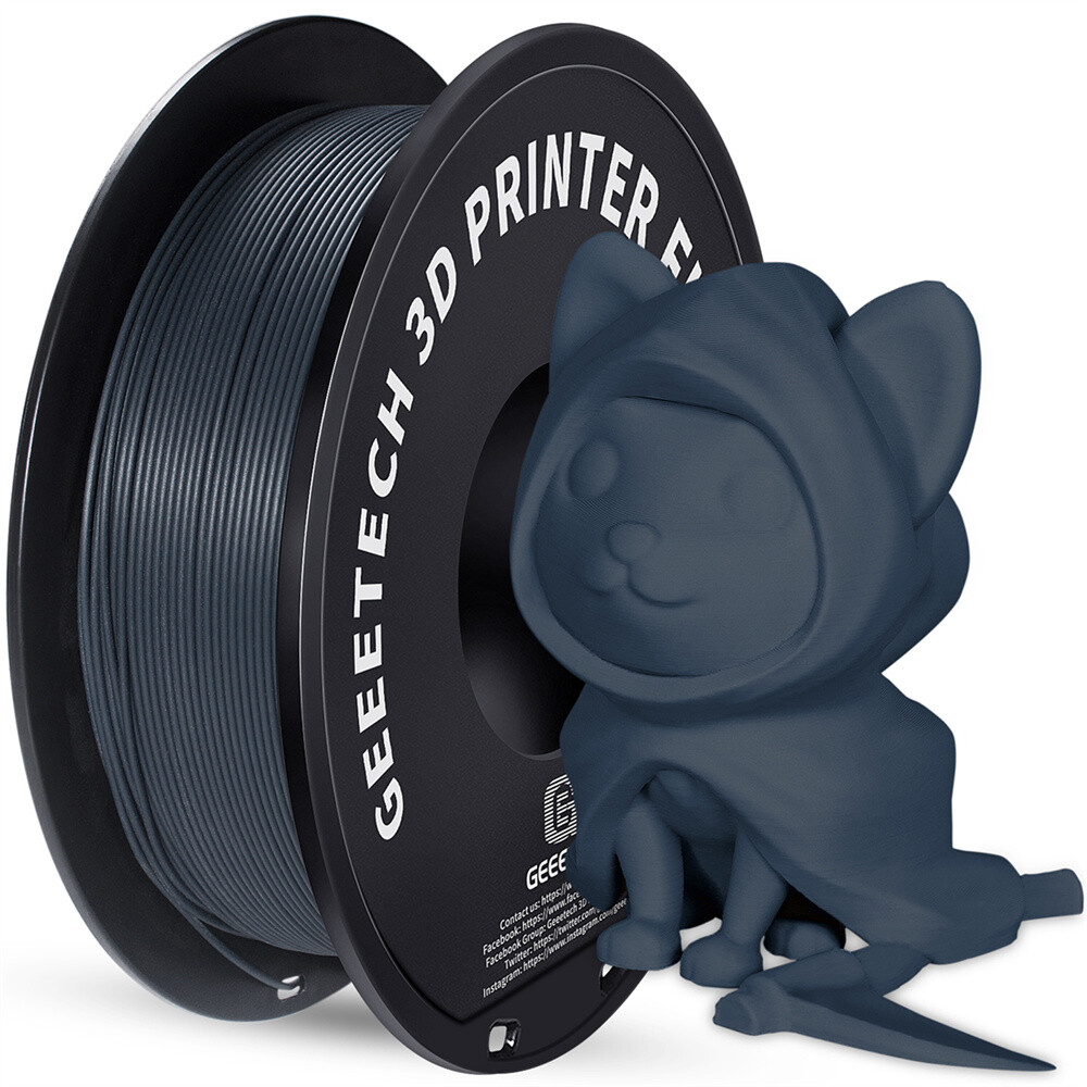 Geeetech 3D Printer Filament Matte PLA Blue 1.75mm 1KG Per Roll Consumables US