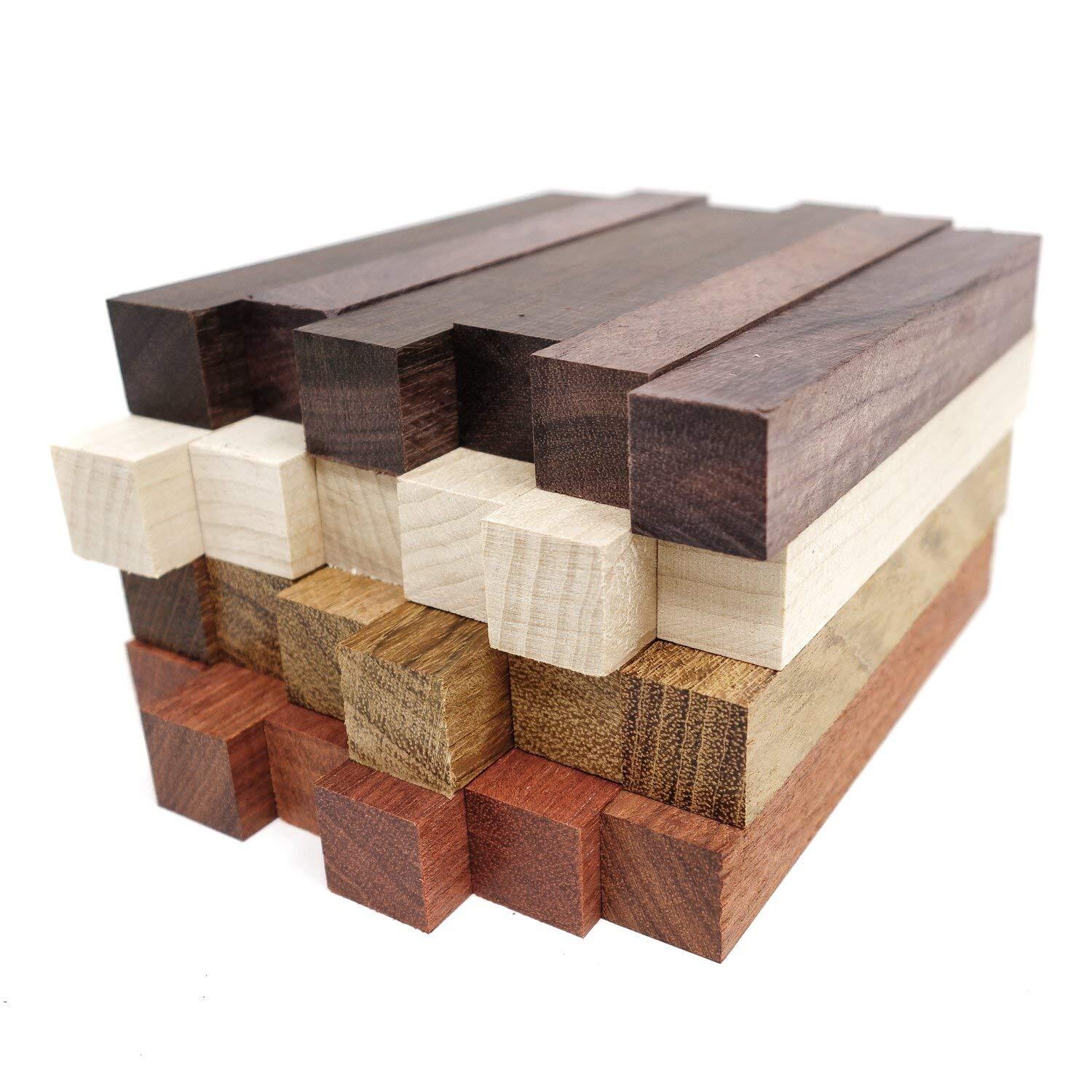 Exotic Wood Pen Blanks 24-Pack Pen Turning Supplies DIY Pen Crafts Bloodwood ...
