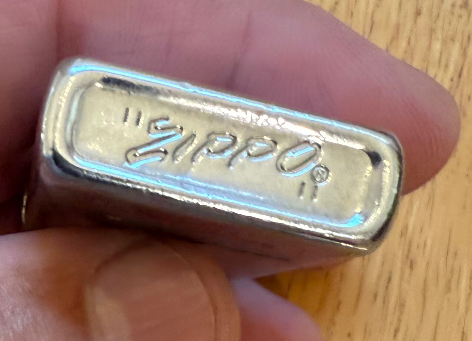 VINTAGE ZIPPO MILITARY LIGHTER USED USS ANCHORAGE ZB8