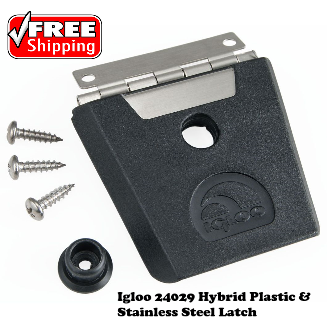 IGLOO COOLER PARTS HINGE LATCH DRAIN PLUG LID STRAP CAP HANDLE STAINLESS STEEL