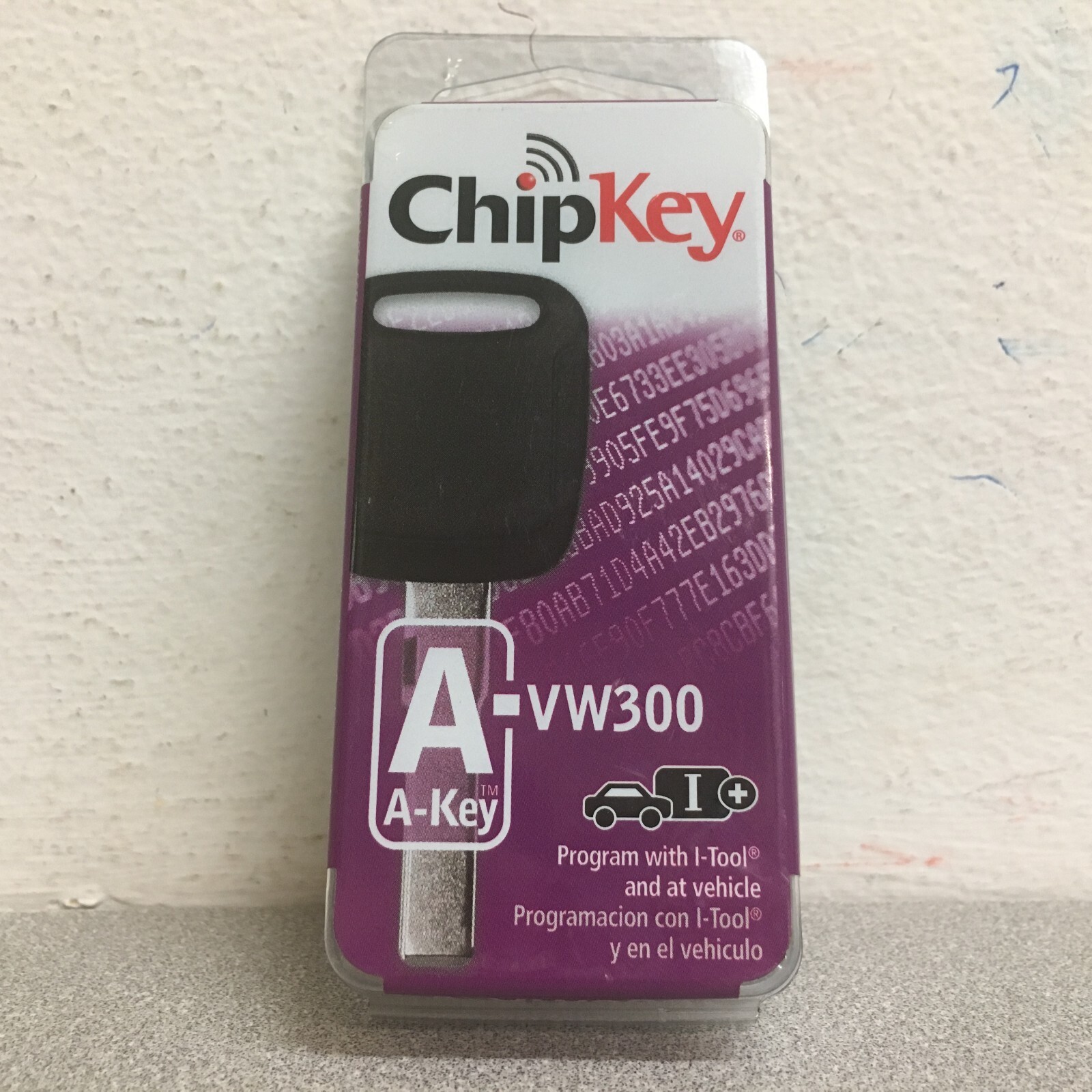 Hy-Ko 18VW300Sidewinder Transponder Key Auto Chipkey Single For Volkswagen