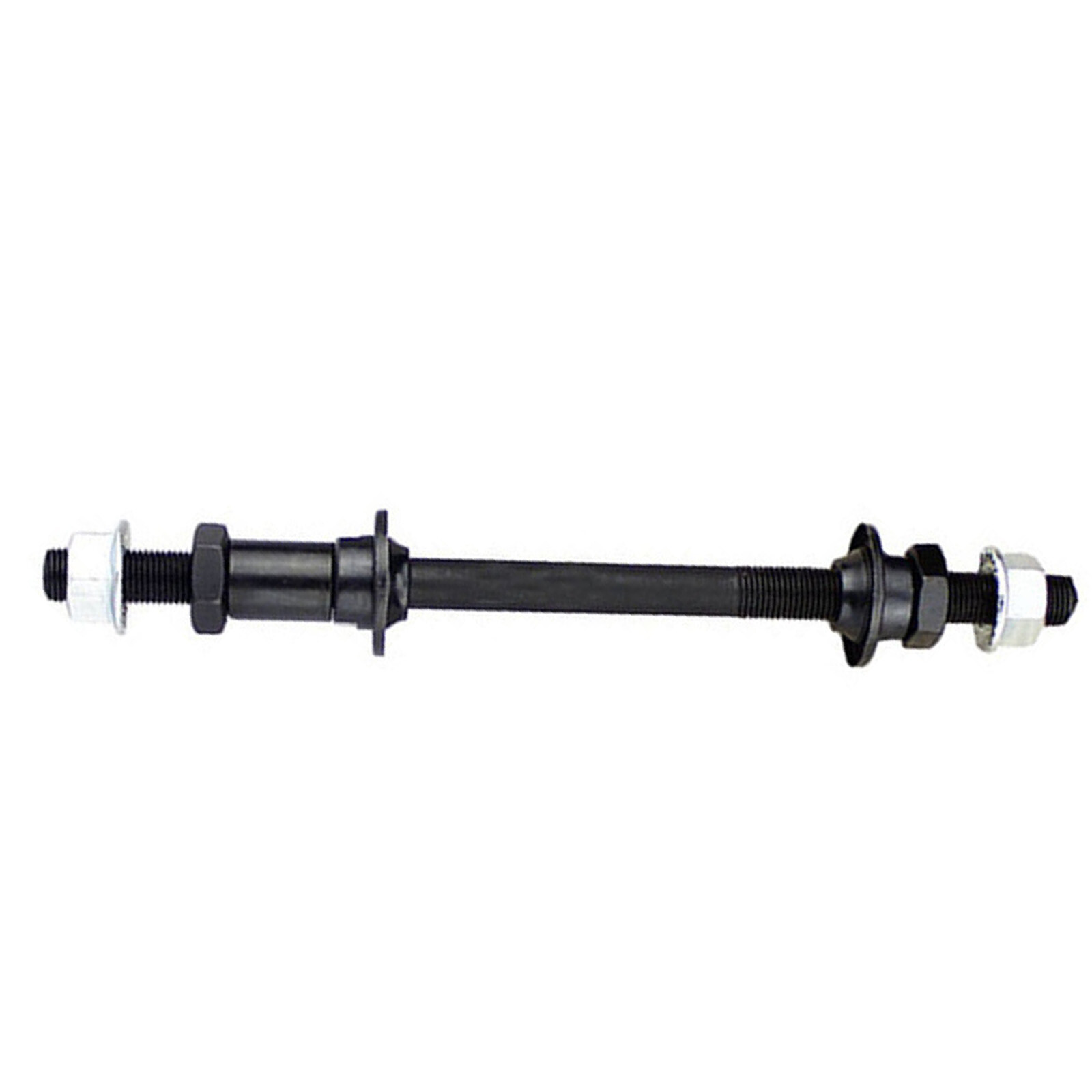 Bicycle Rear Hub Axle 3/8" 240mm Black Fat Bicycle Extra Length axle Steel Made