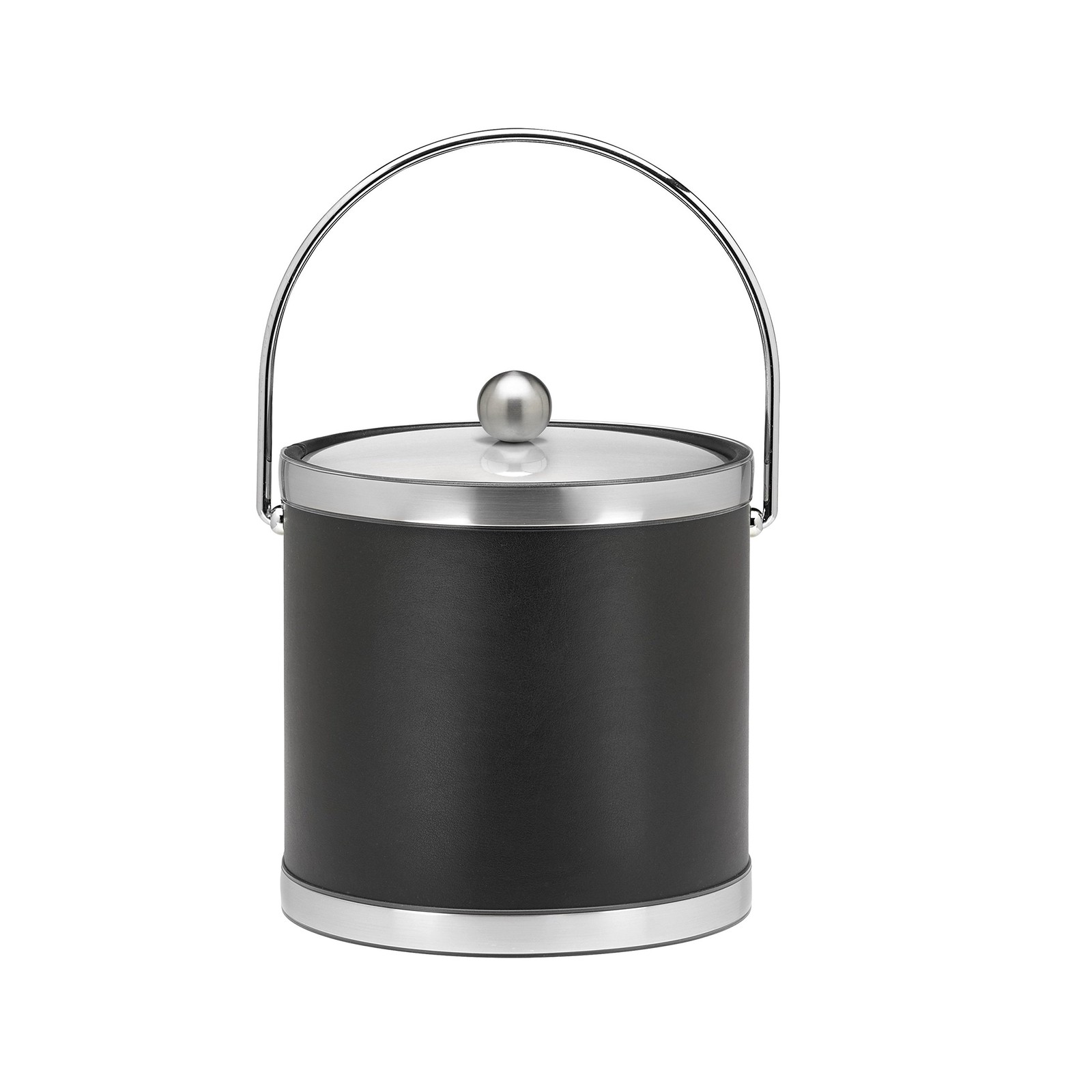 Black With Polished Brass 3 Qt