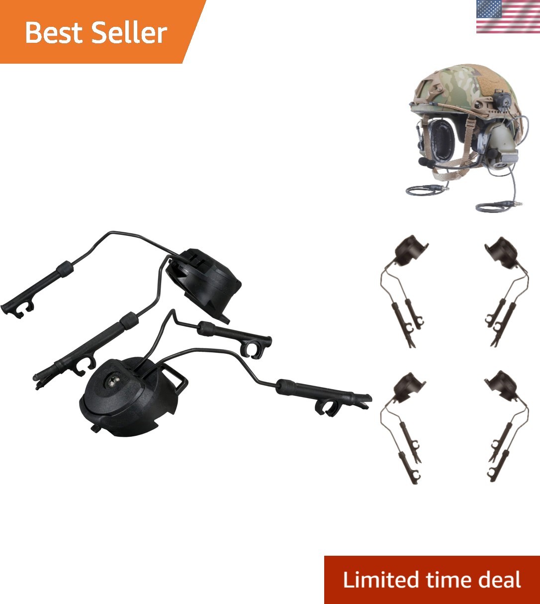 PELTOR ARC, Left & Right Side Attachments, 1 EA/Case