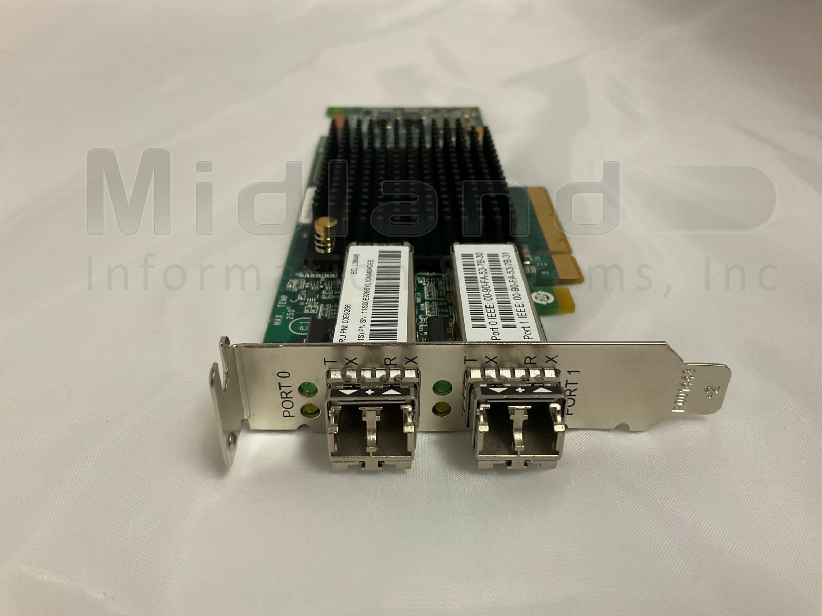 IBM 00ND478 16Gb 2-Port PCIe2 (x8) SR SFP+ Fibre Channel Adapter (LP) p&i series