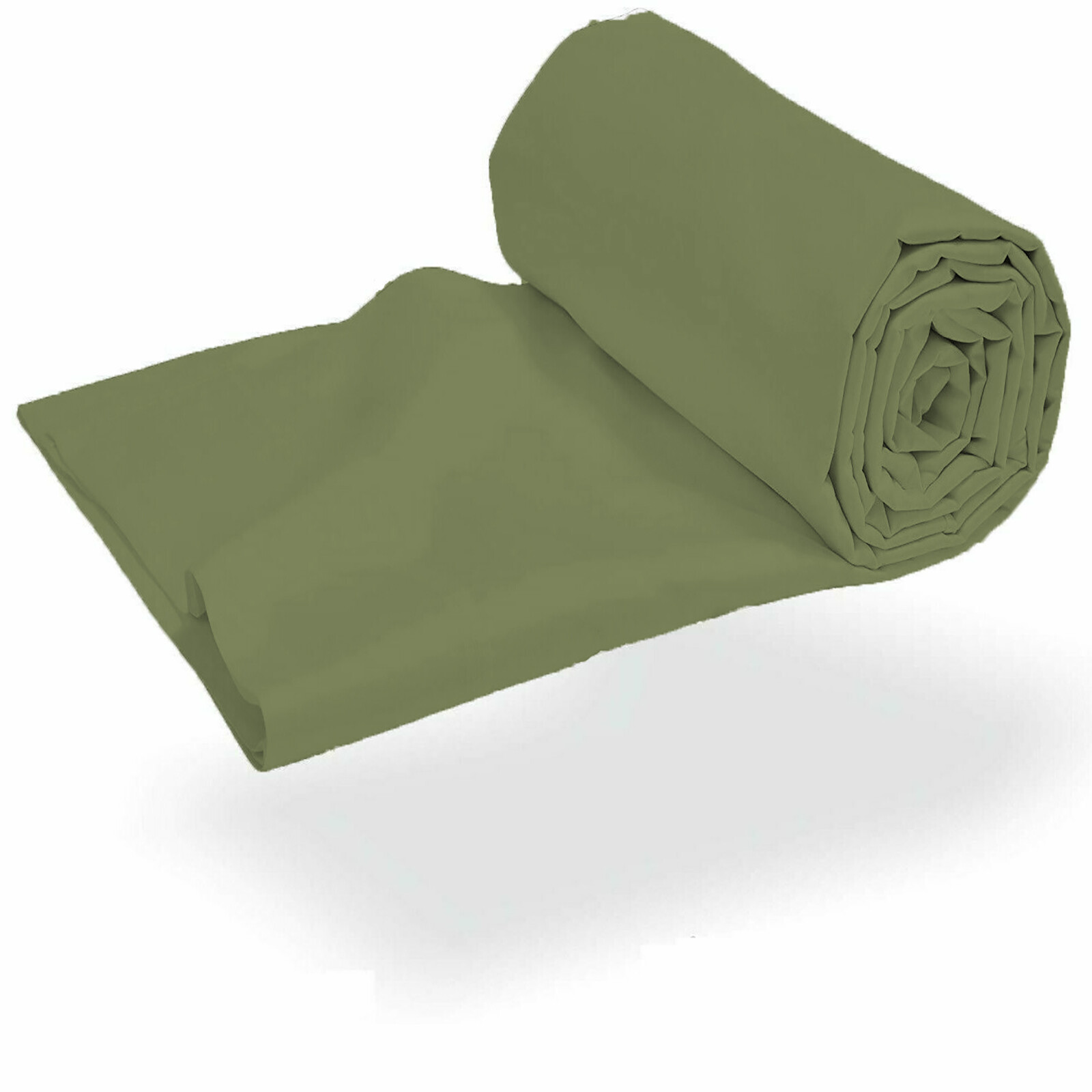 12/15/18/21 Inch Deep Pocket Sheets Organic Cotton Moss Solid Select Item