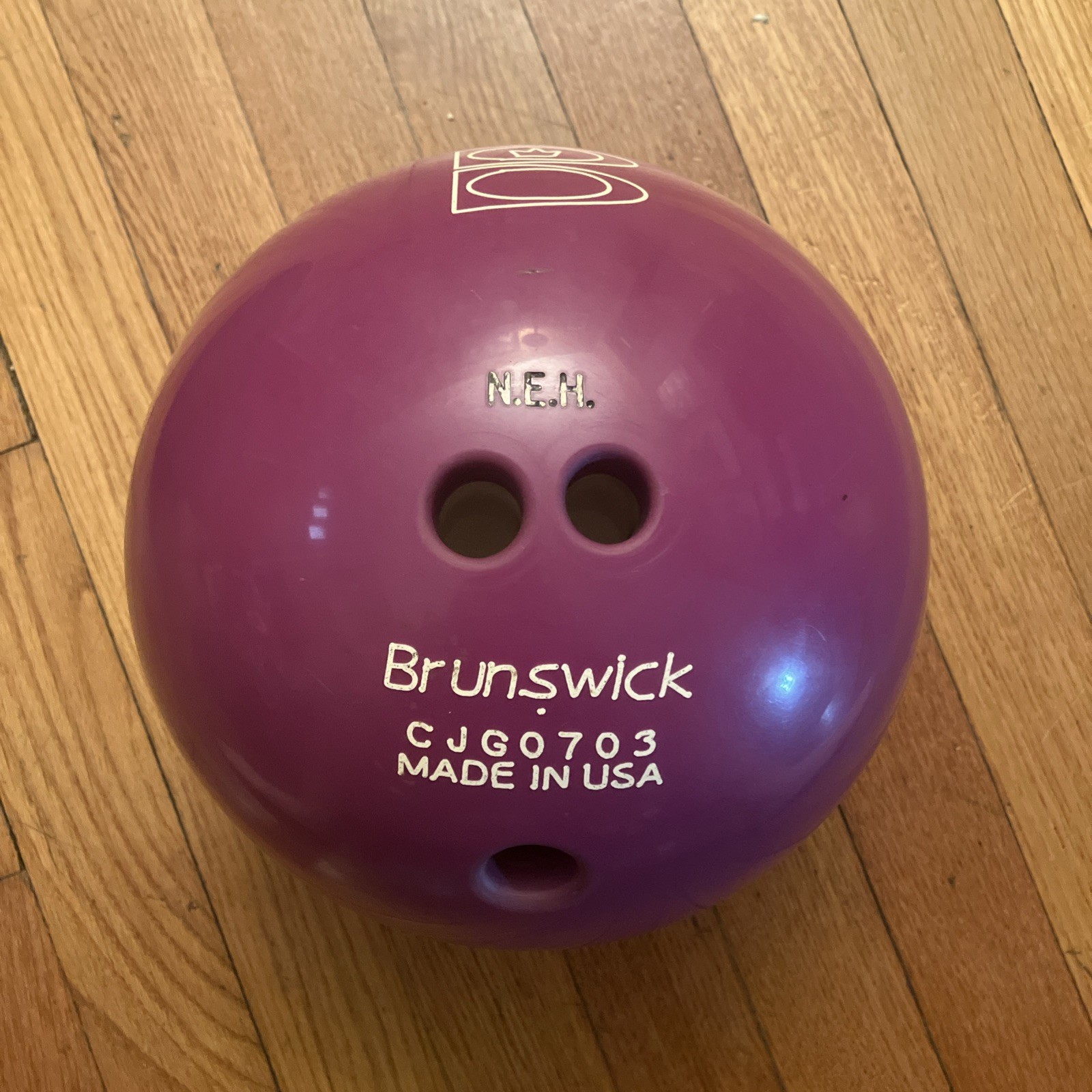 Brunswick Rhino Bowling Ball Pink 8 Lb Junior Youth Made In USA
