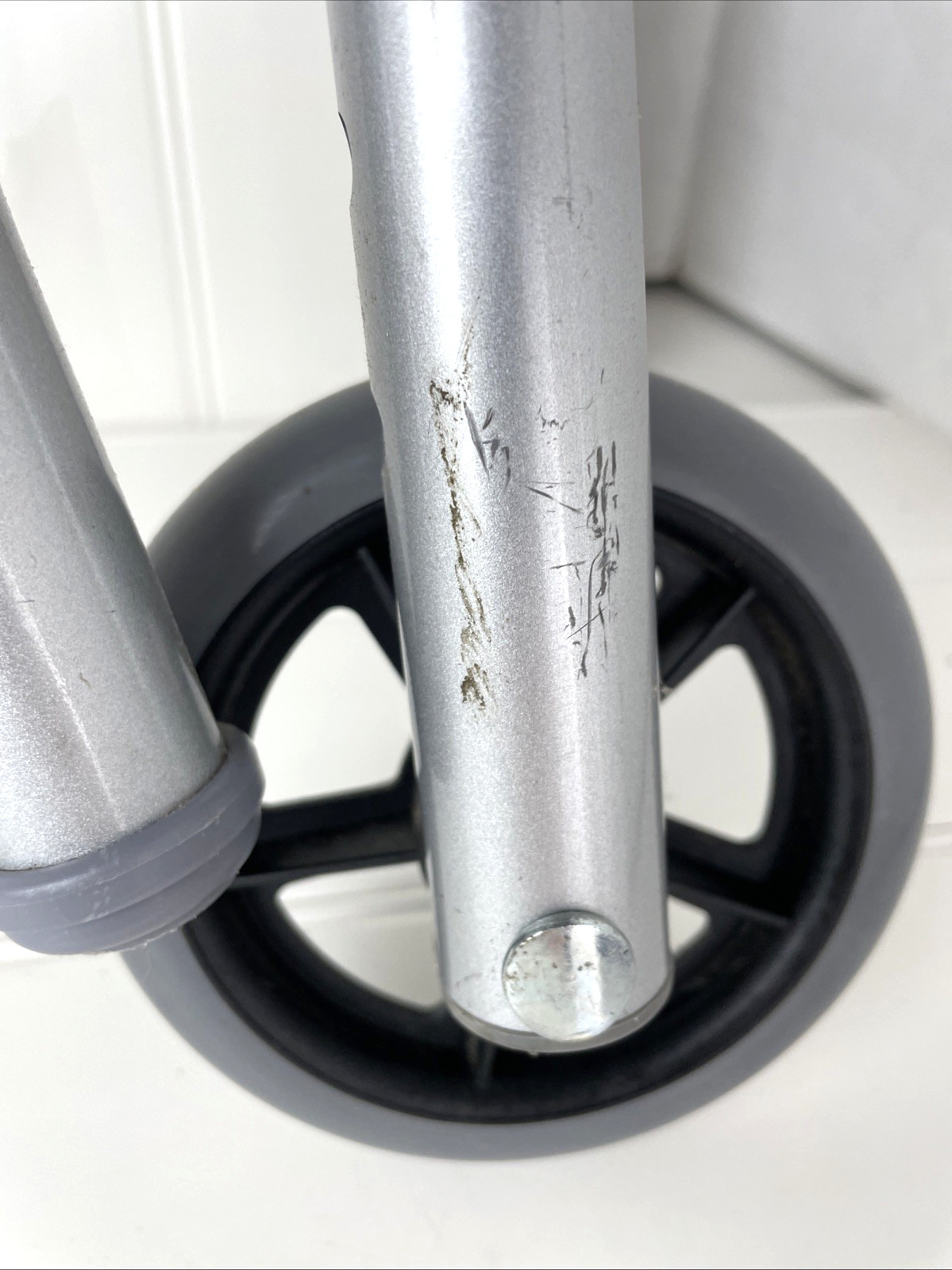 Drive Deluxe Folding Walker 2 Button with Wheels