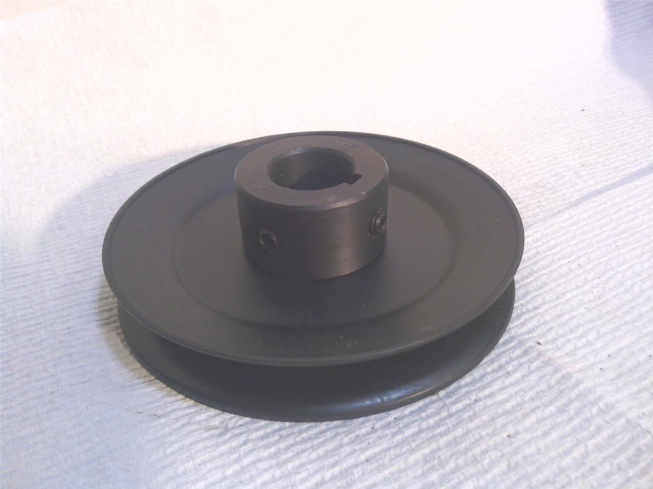 3 1/2" Steel Pulley w Welded Hub  All Bores 1/2" thru 1 1/4"